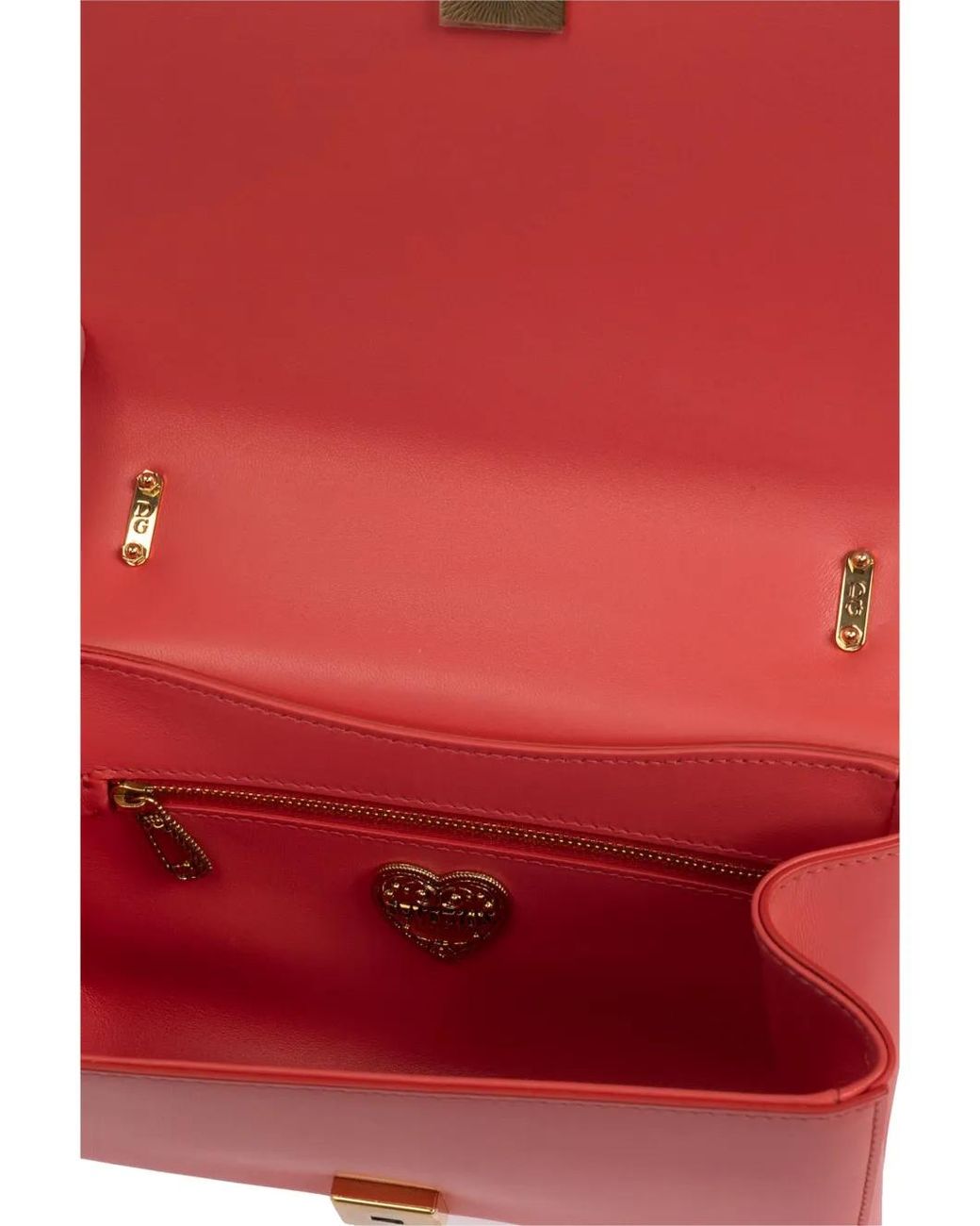 Dolce & Gabbana Devotion Medium Schoudertas in het Red