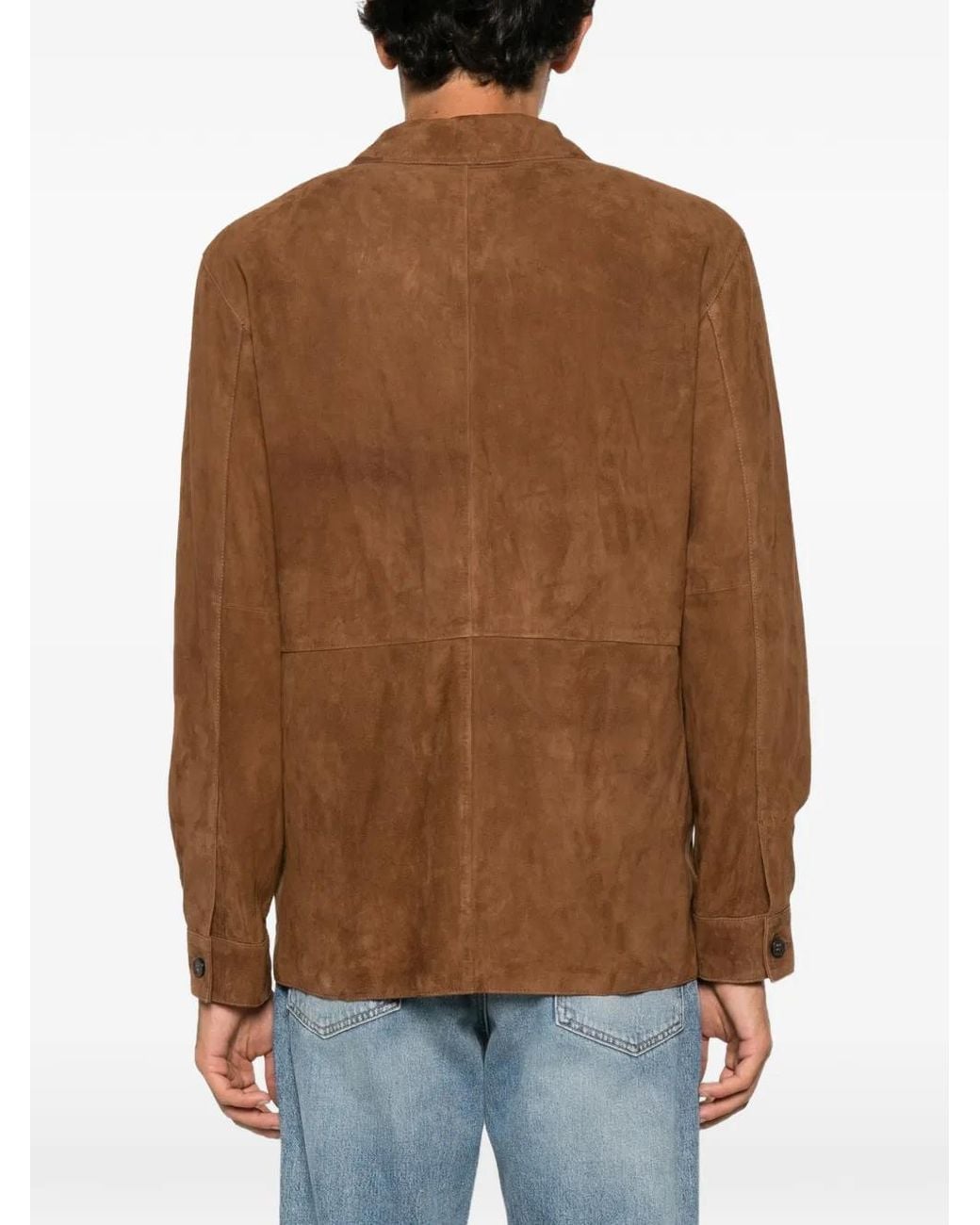 Arma Brown Nico Suede Jacket for men