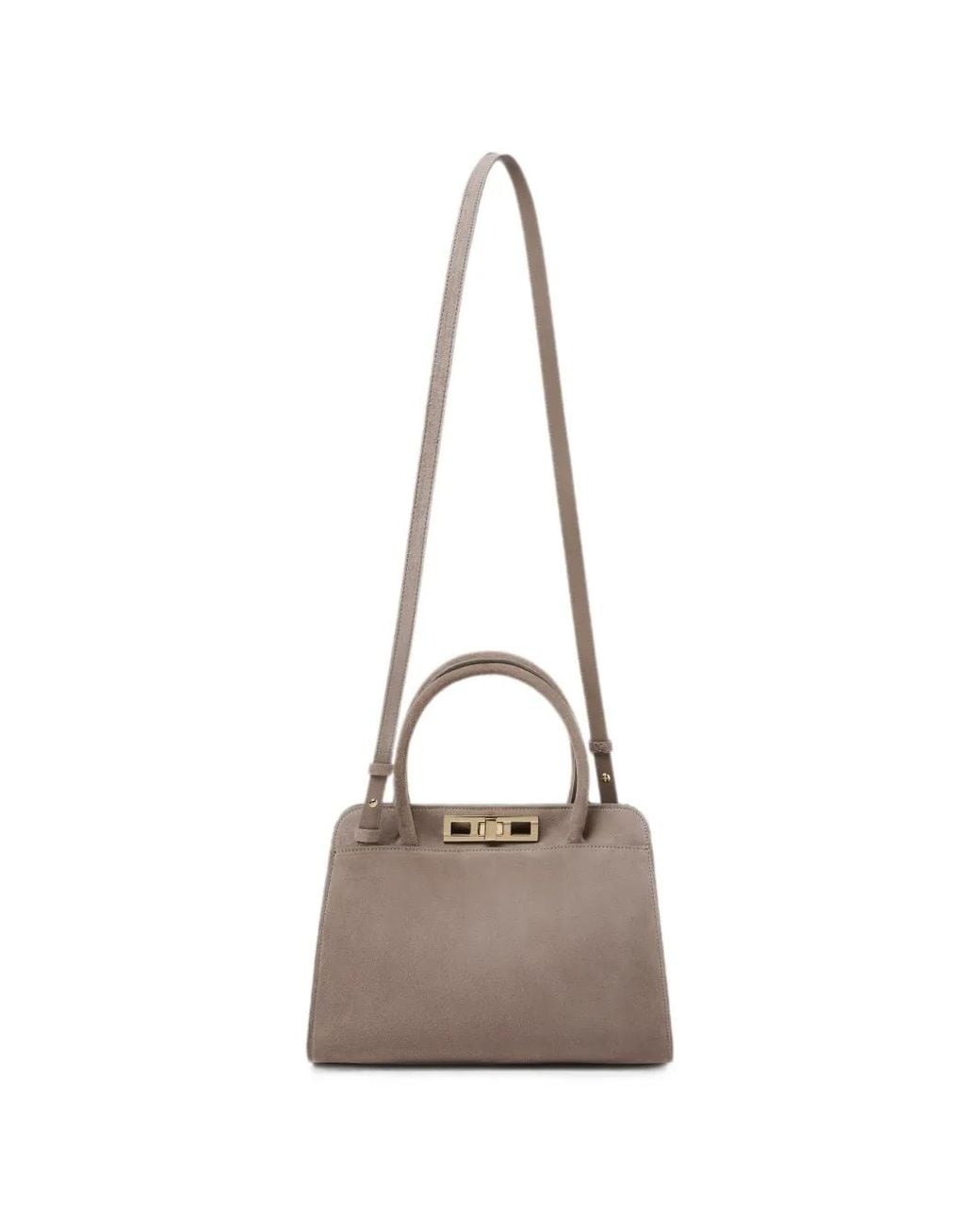 Fabiana Filippi Natural Small Twist-Lock Tote Bag