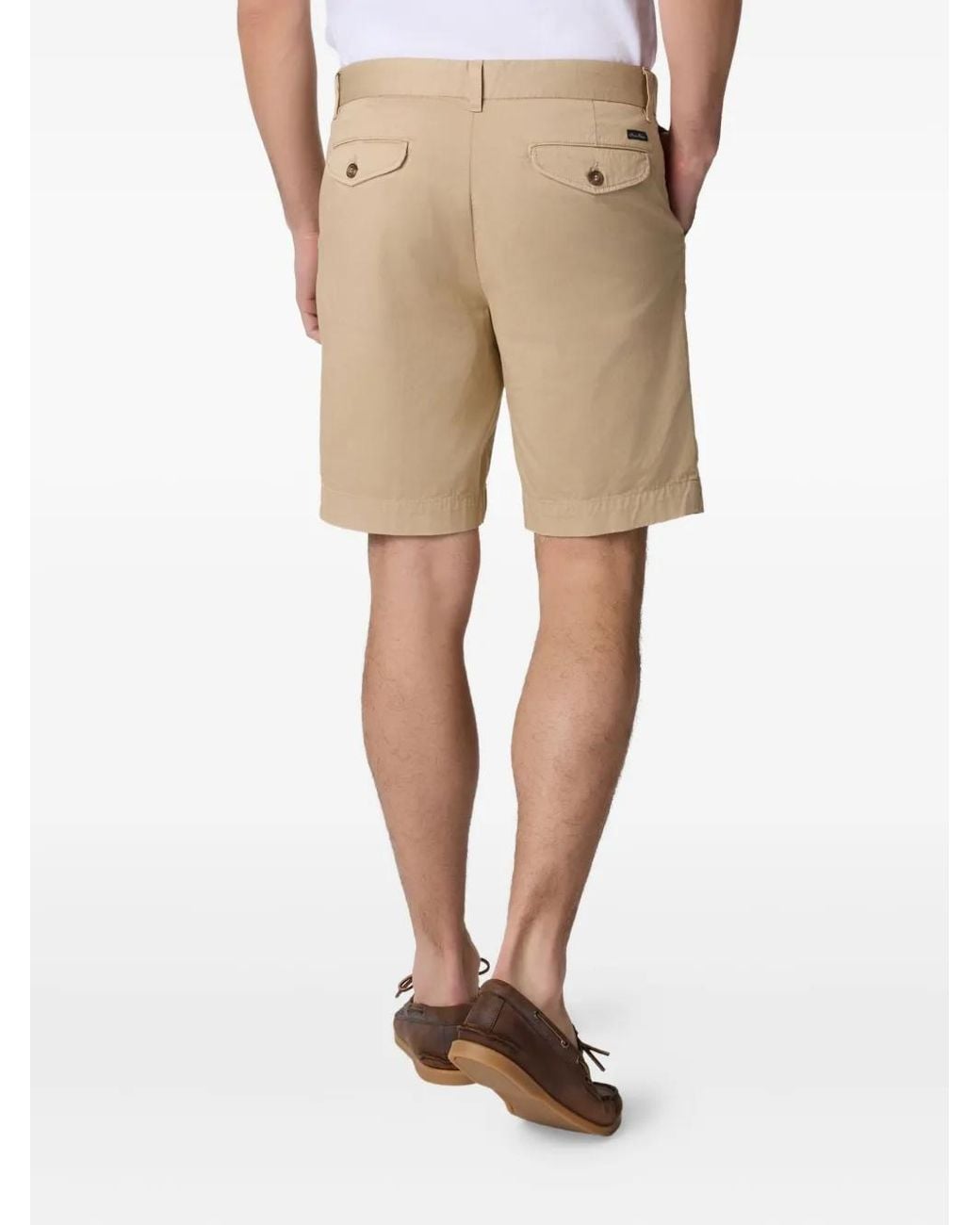 Brooks Brothers Natural Stretch-Cotton Bermuda Shorts for men