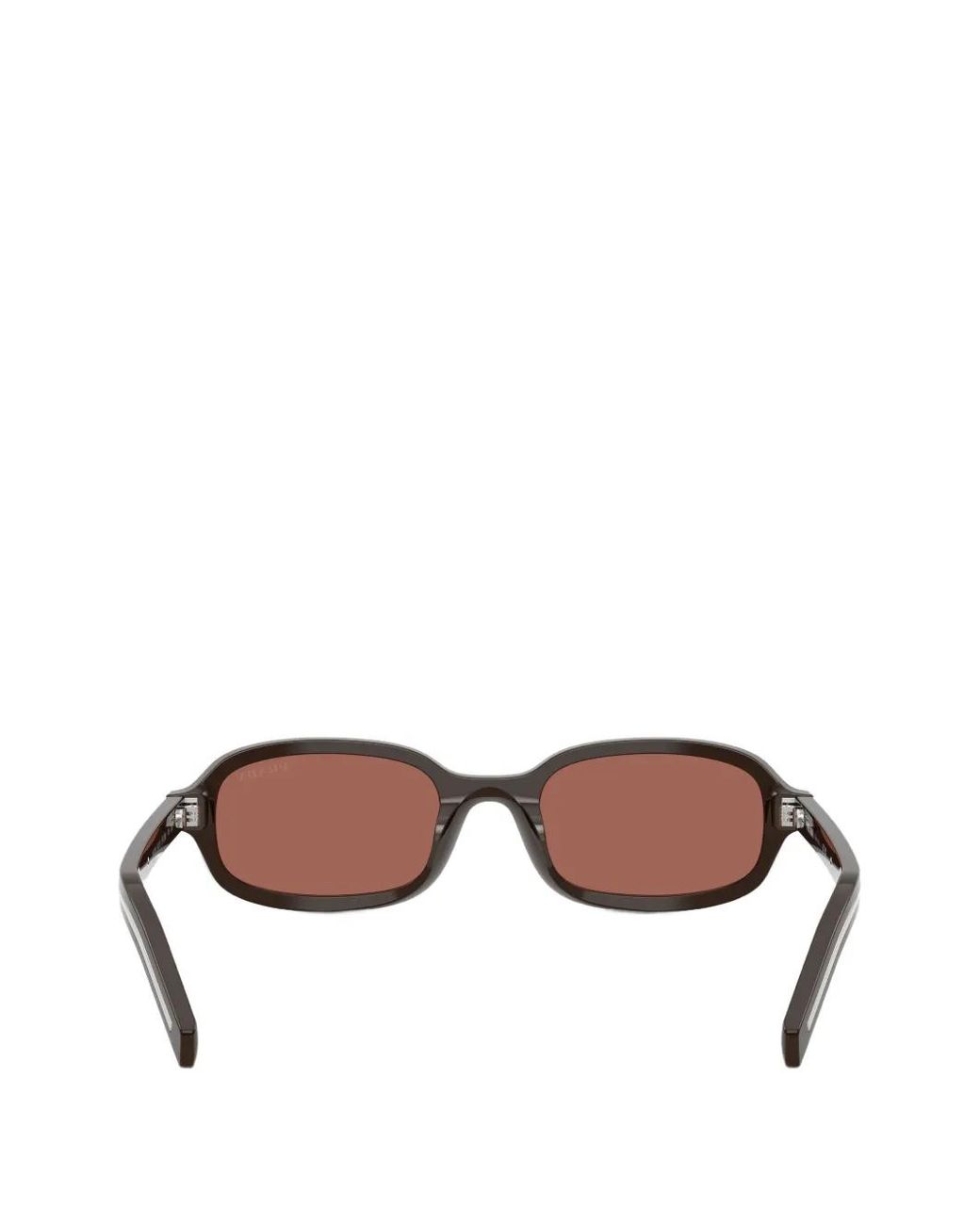 Prada Pink Sonnenbrille Mit Eckigem Gestell