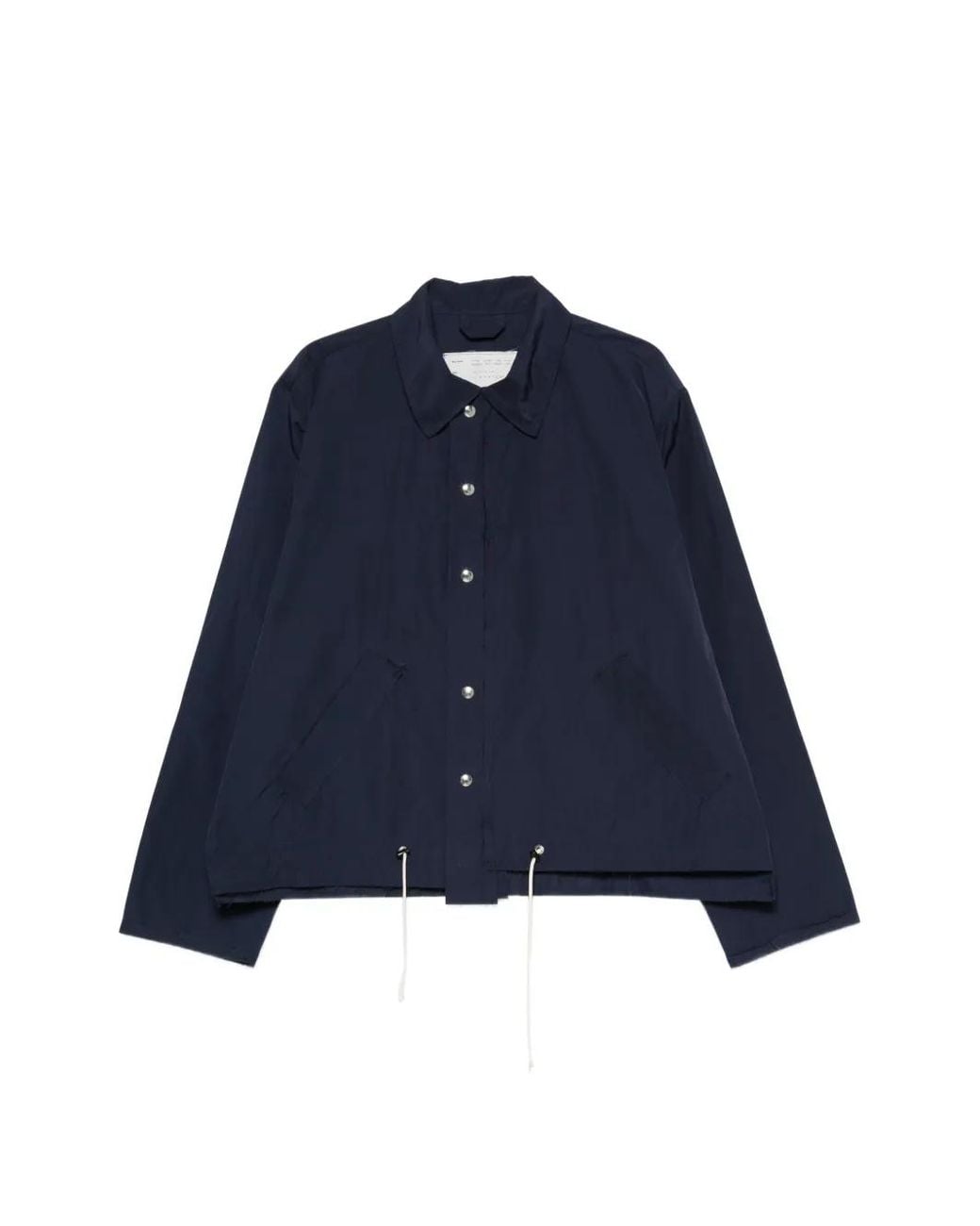 Camiel Fortgens Blue Raw-Cut Drawstring Jacket for men