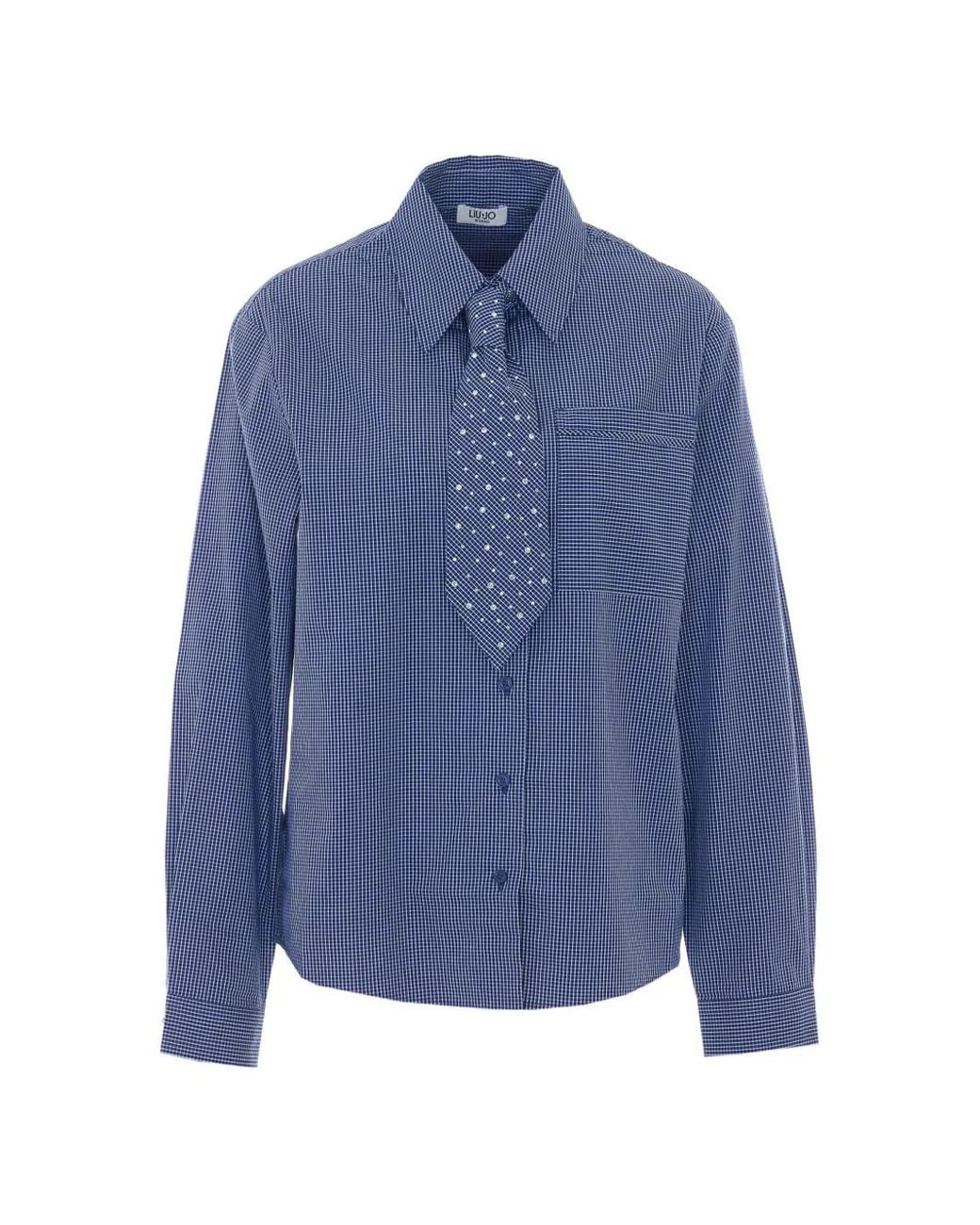 Liu Jo Blue Shirt With Tie