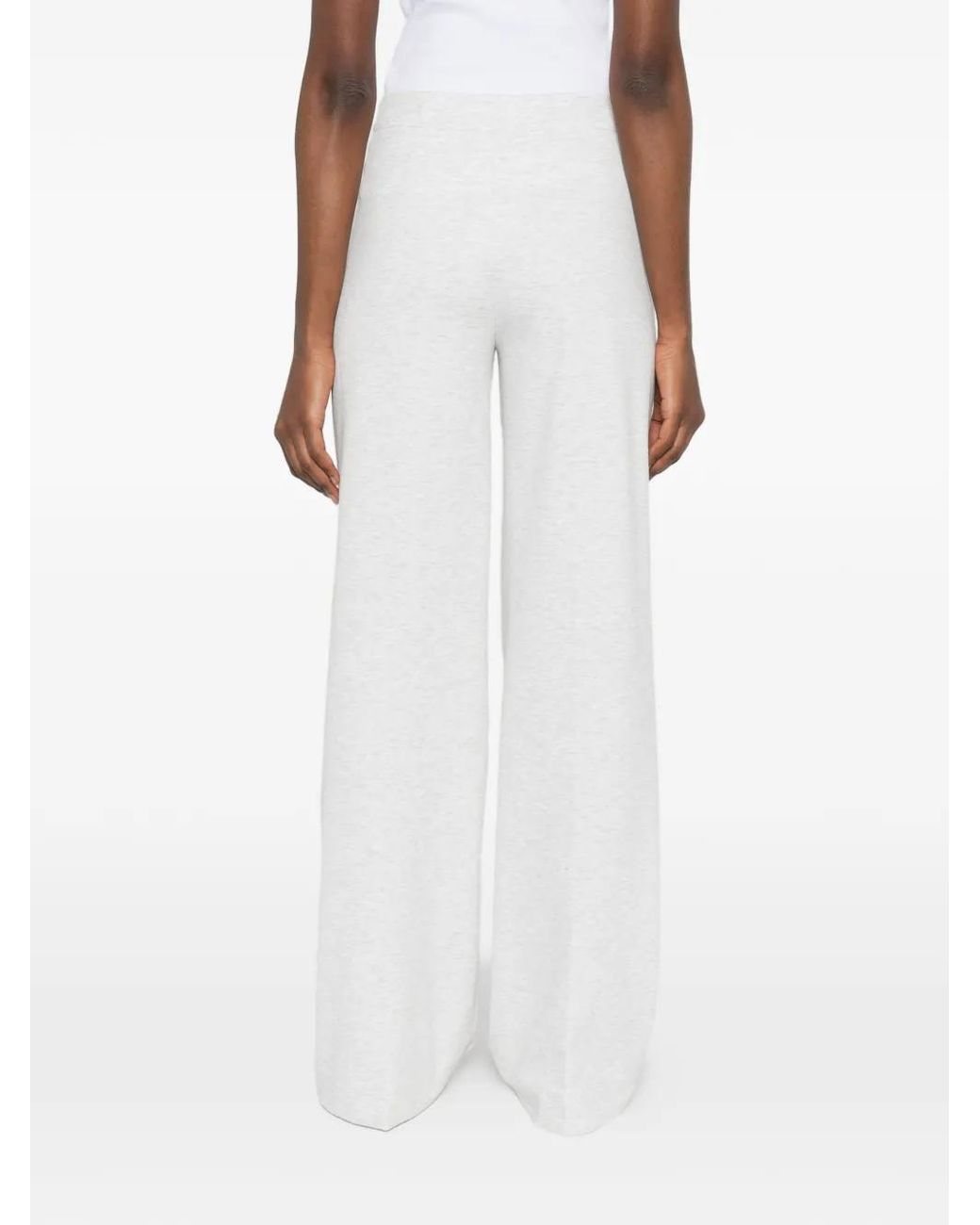 Drykorn White Before Wide-Leg Palazzo Pants