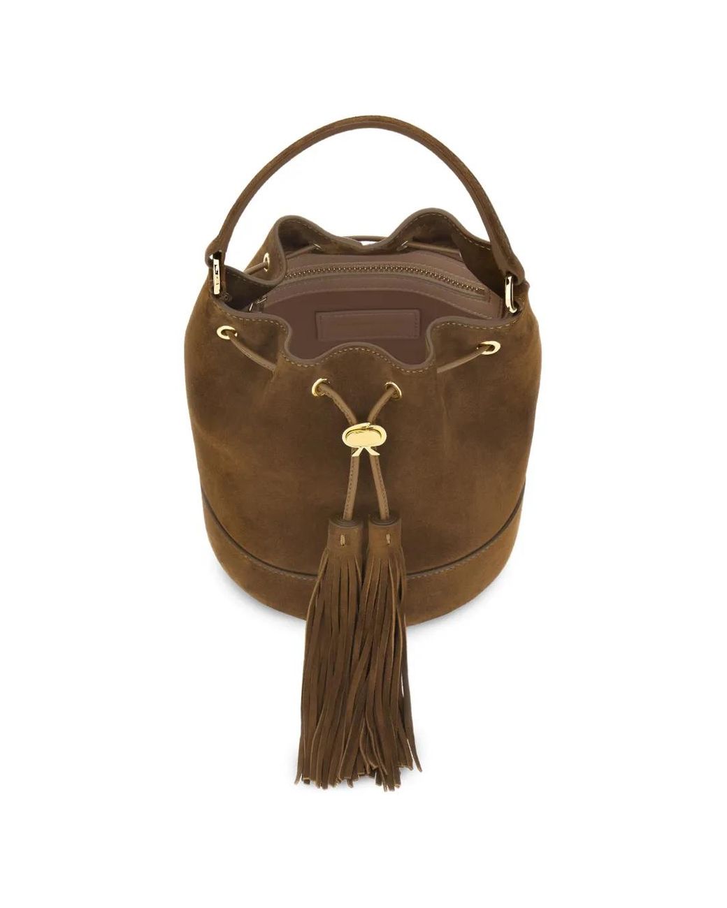 Gianvito Rossi Brown Sac Seau Sienna À Pompons