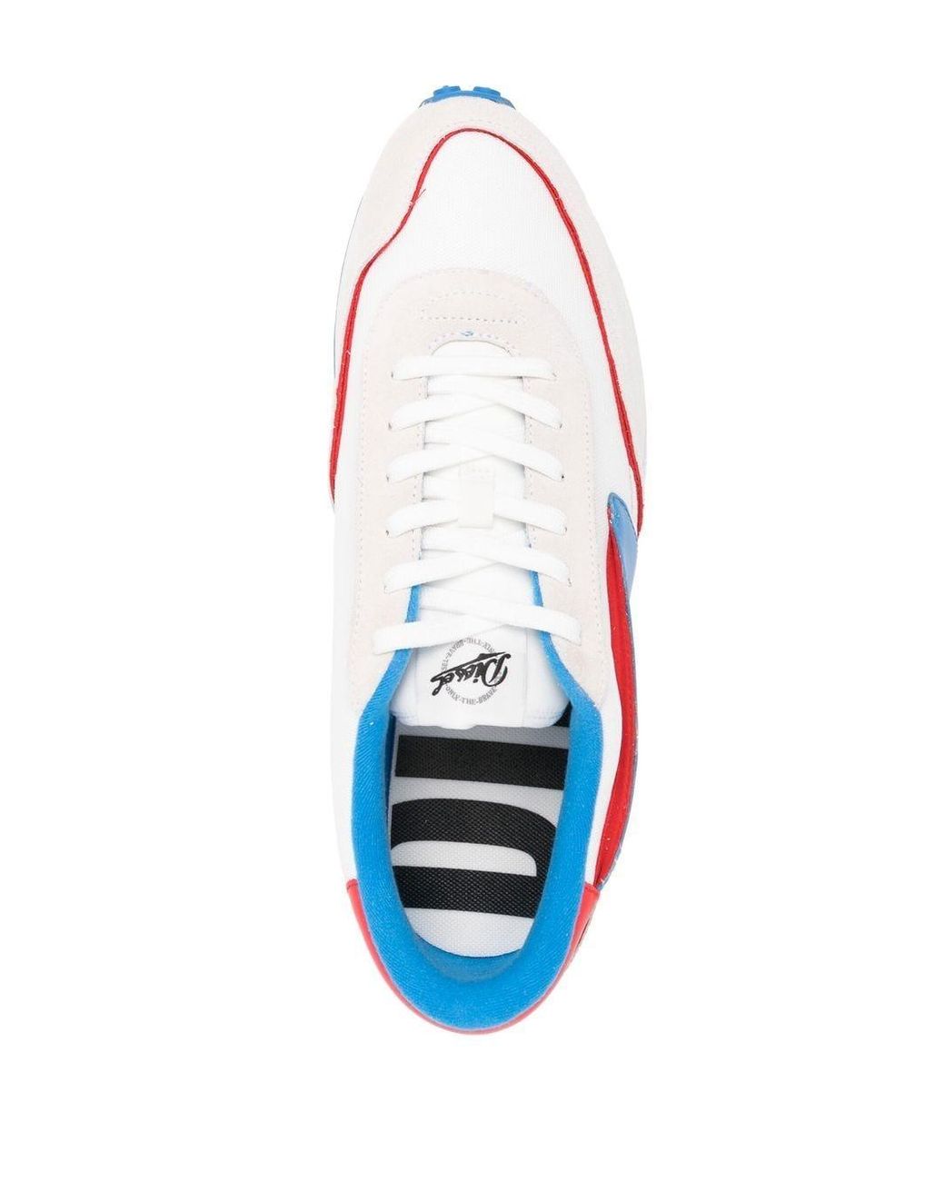 DIESEL Logo Colour-block Sneakers in 