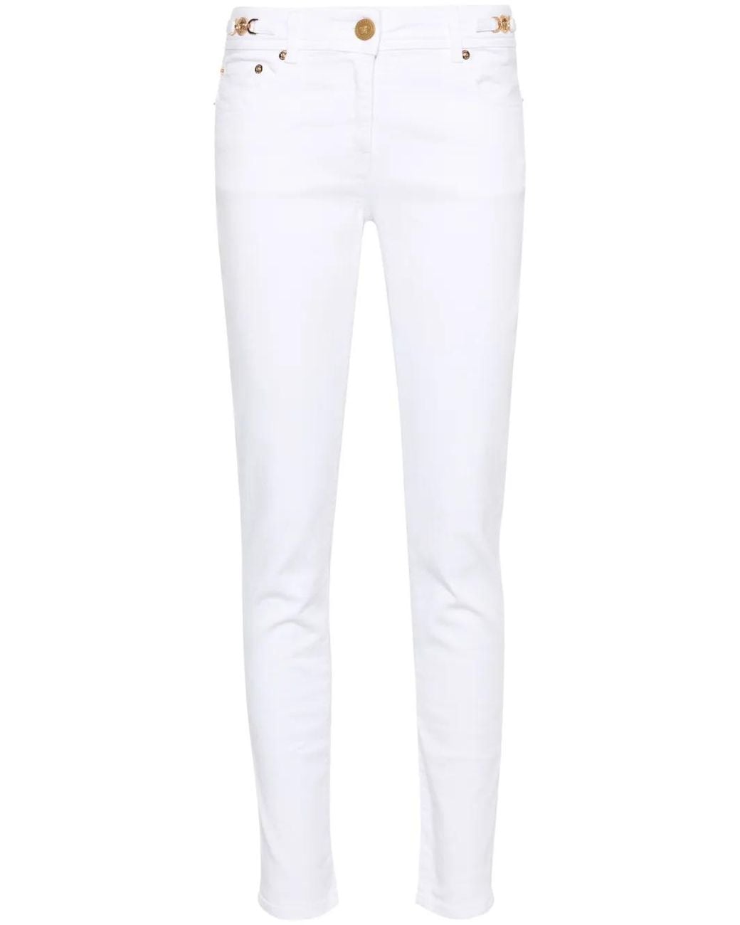 Versace White Skinny Jeans