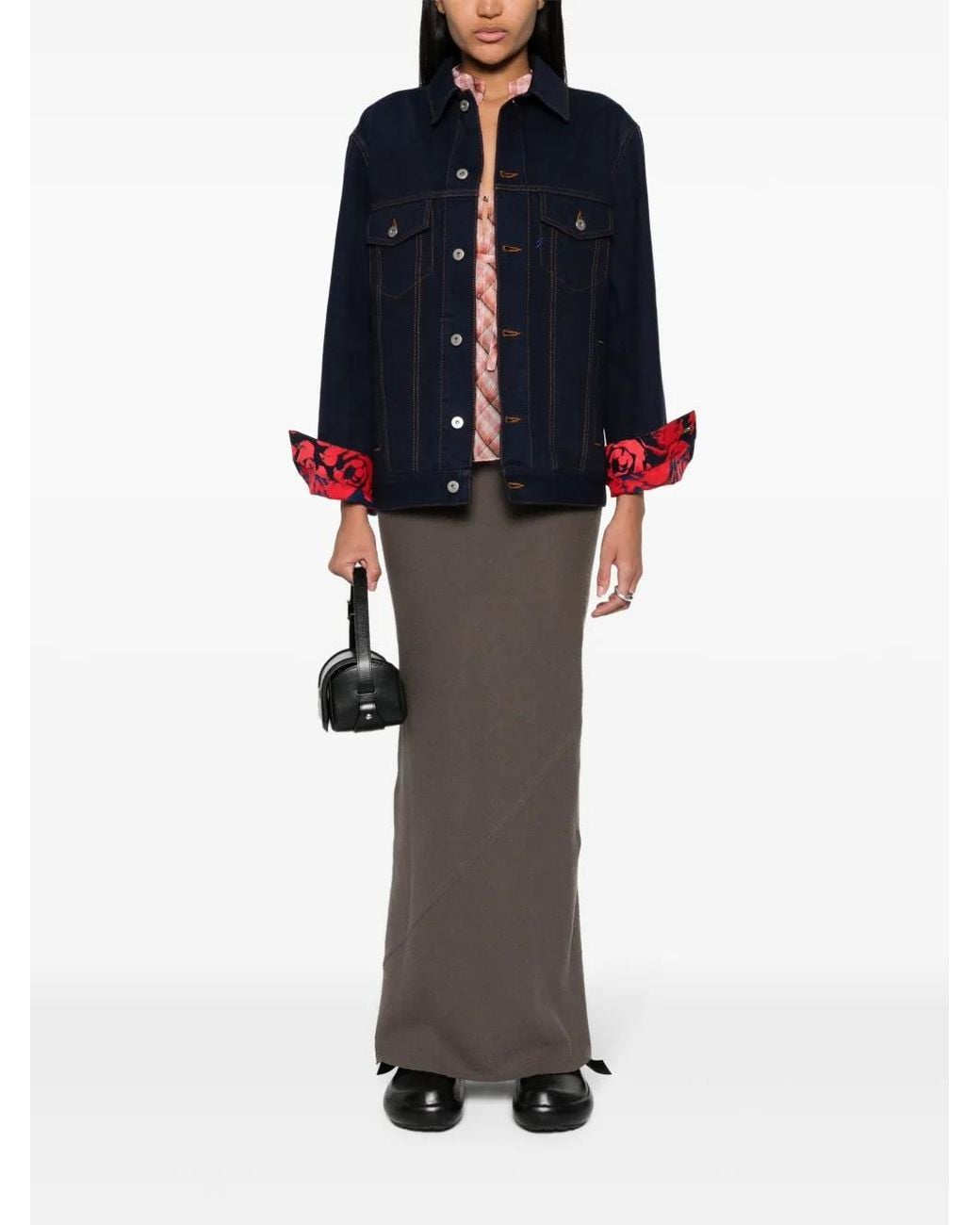 Burberry Blue Oversized Jacket