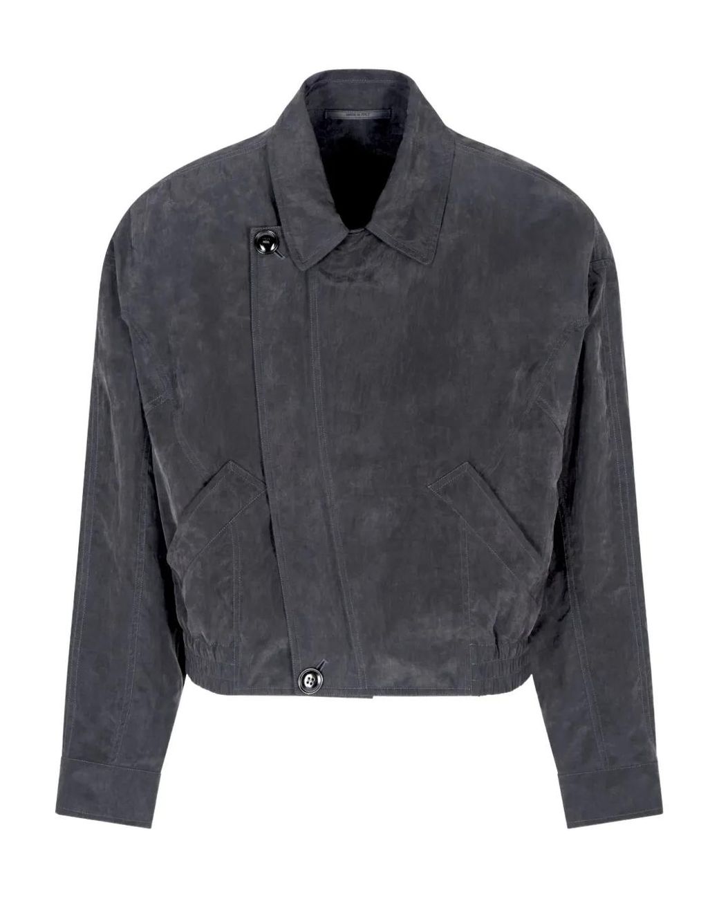 Giorgio Armani Gray Buttoned Jacket for men