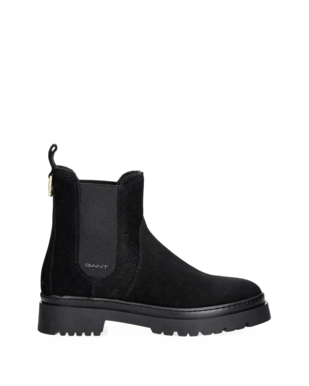 Gant Black Suede Chelsea Boots