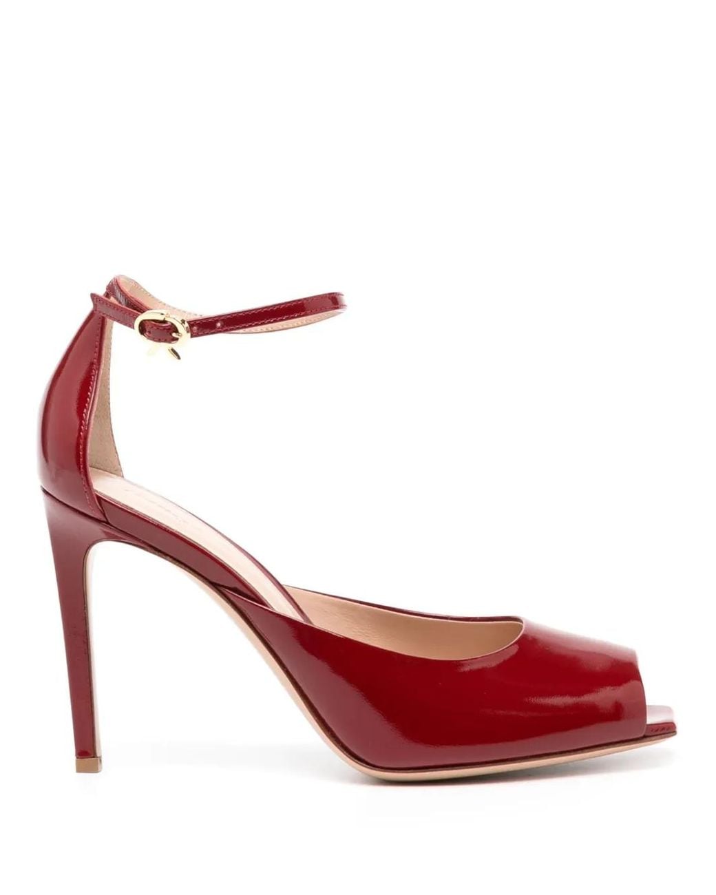 Gianvito Rossi Red 95Mm Ethel Sandals