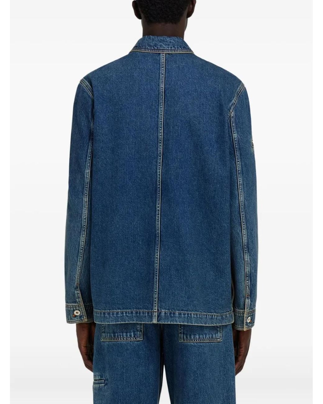 Ferragamo Blue Workwear Shirt for men