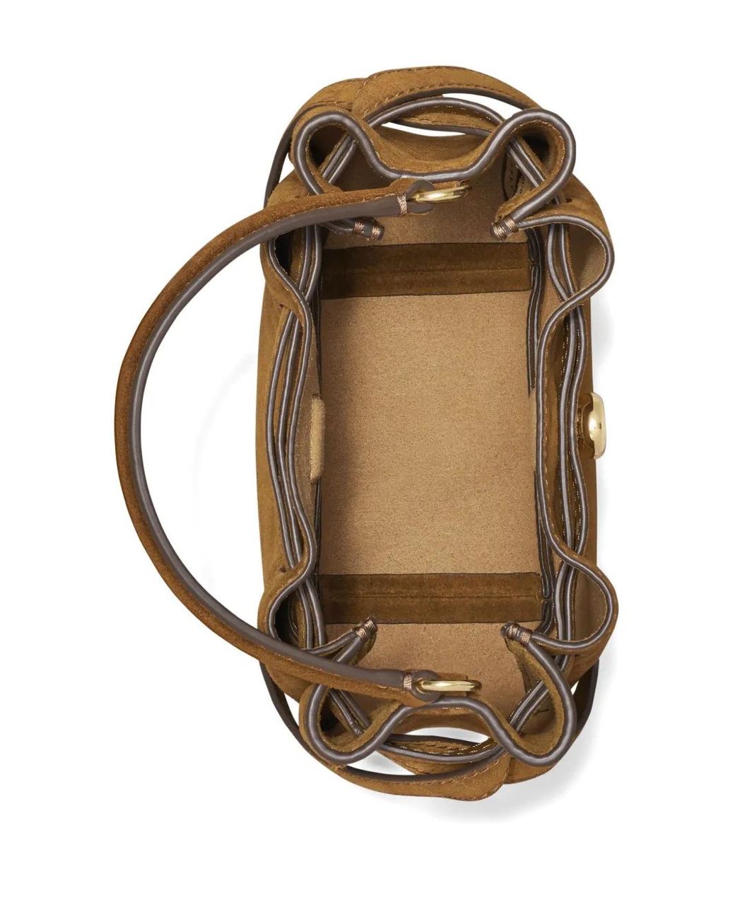 Borsa Tote Romy Mini di Tory Burch in Brown
