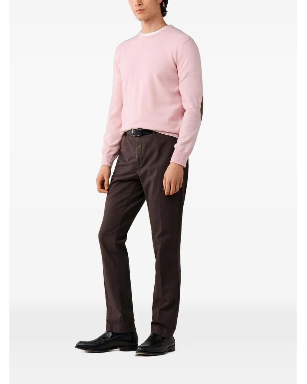 Hackett Black Devon Textured Chinos for men