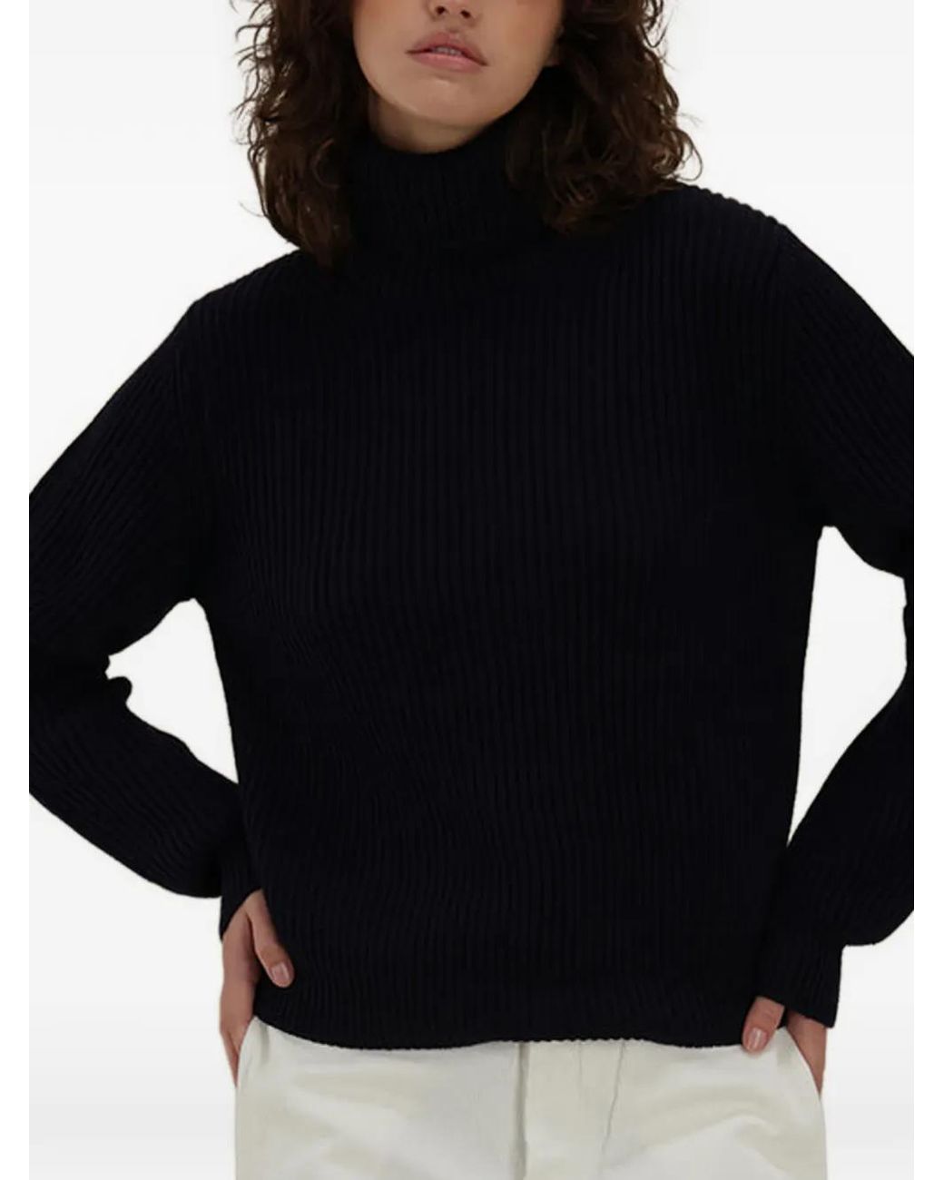 Fortela Black Leona Turtleneck Sweater
