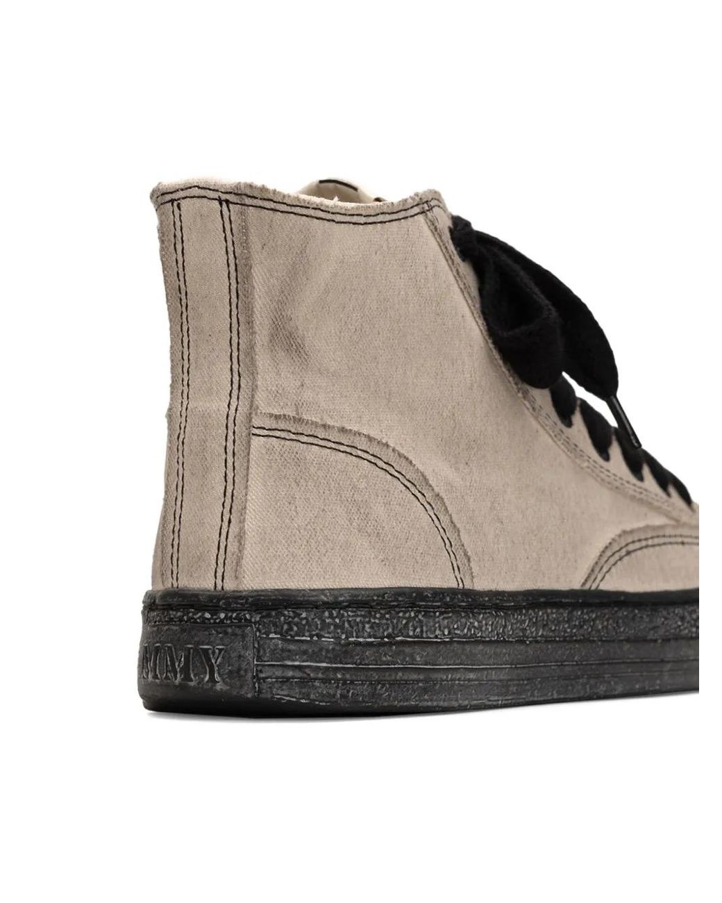 General Scale. Brown Roy High-Top Sneakers for men
