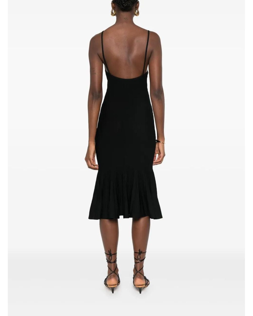 Khaite Black Queen Dress
