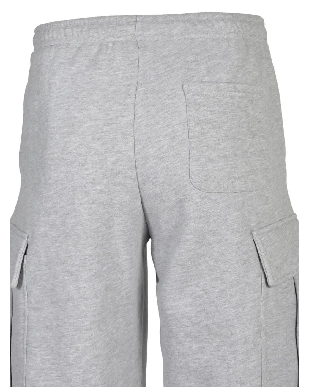 BREATH Gray Fade-Effect Cargo Pants for men