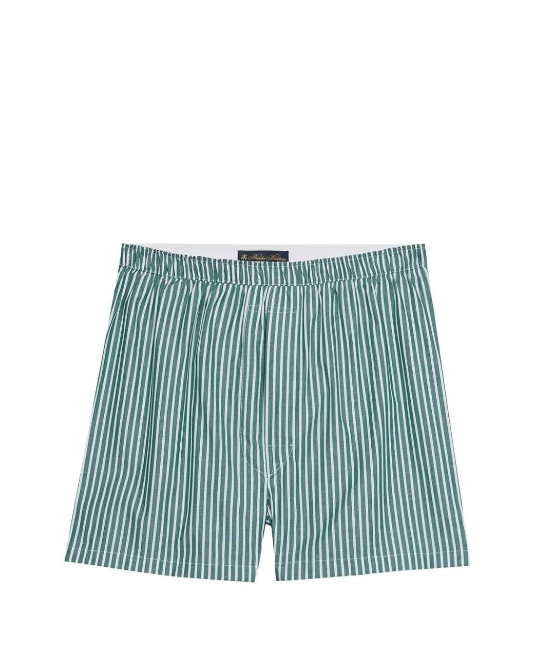 Brooks Brothers Blue Striped Cotton Boxers for men