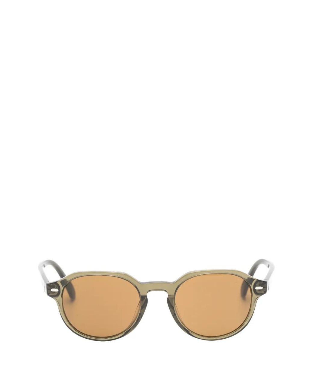 Vuarnet Natural Belvedere 14 Round-Frame Sunglasses