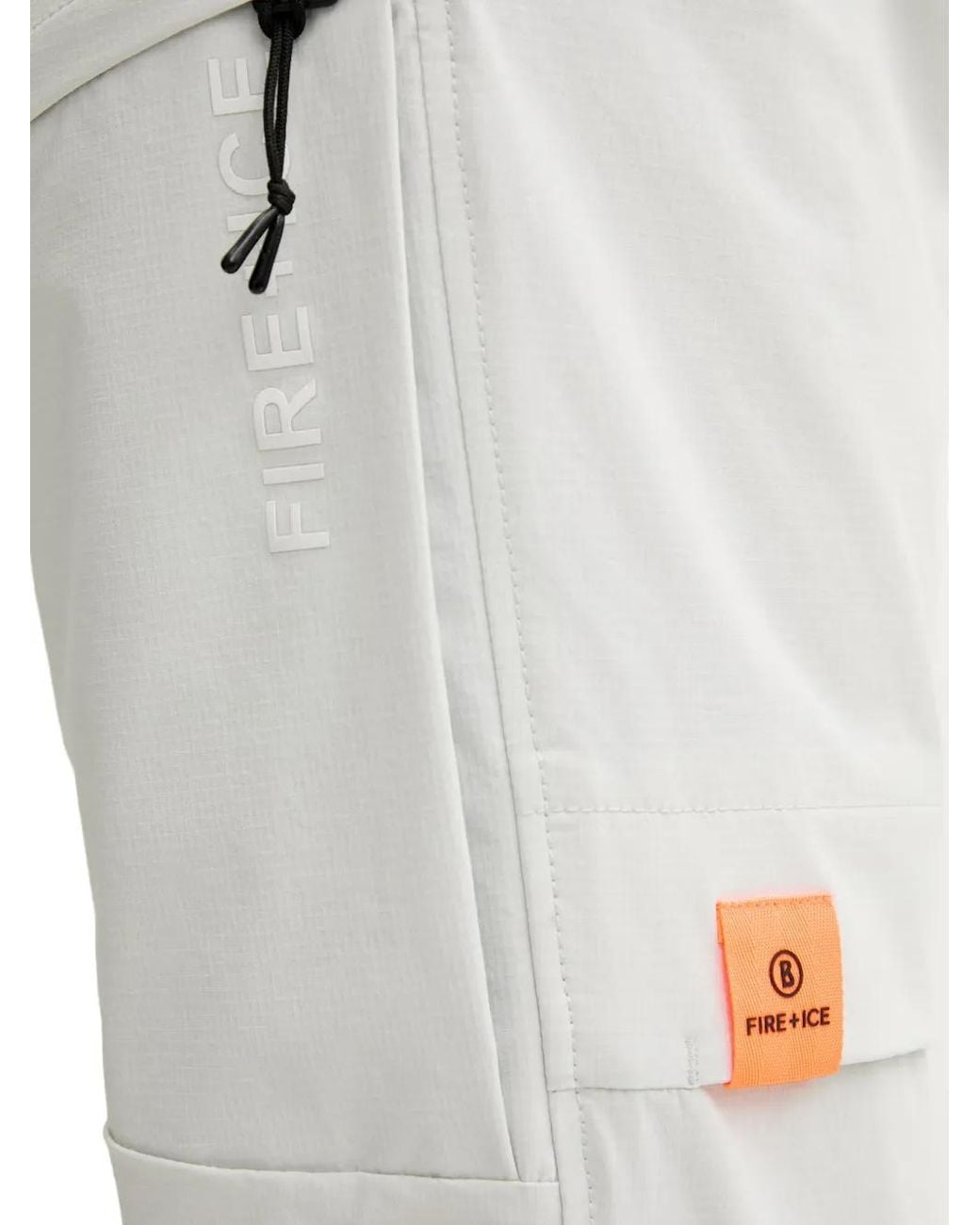 Bogner Fire + Ice White Ludwig Logo-Patch Track Pants for men