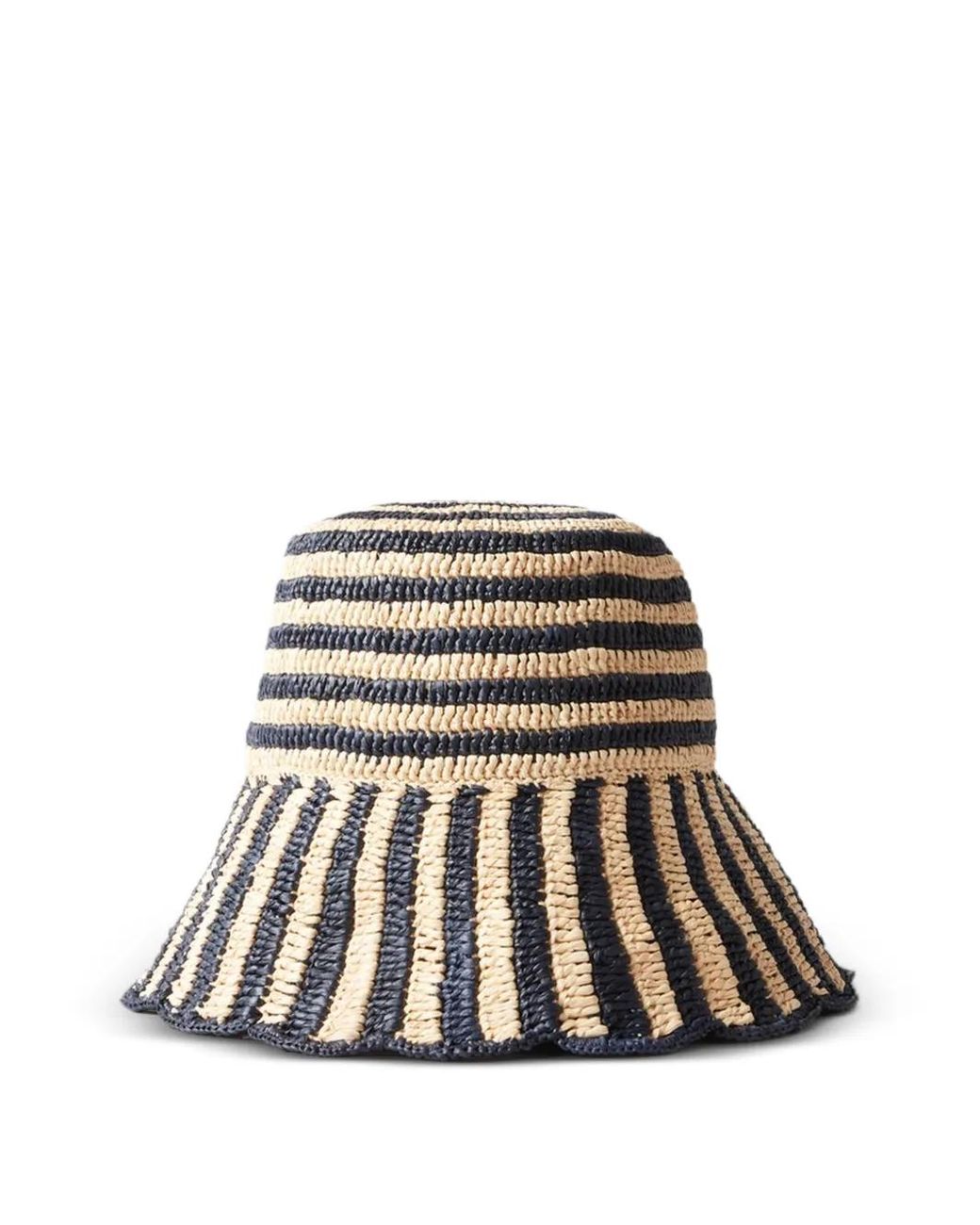 Claudie Pierlot White Raffia Hat