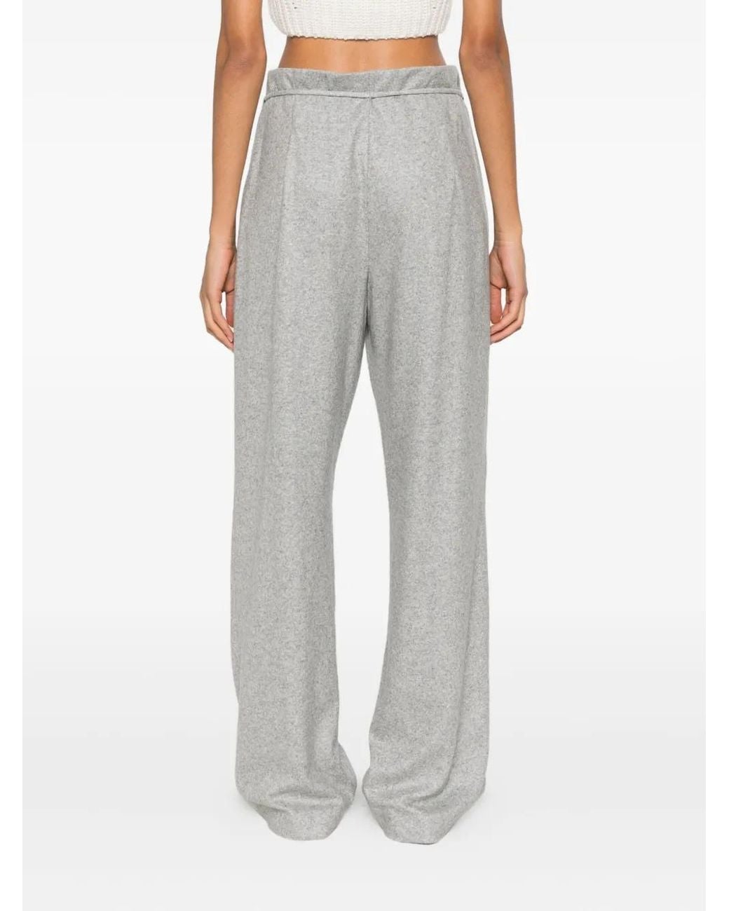 Liviana Conti Gray Colin Drawstring Trousers