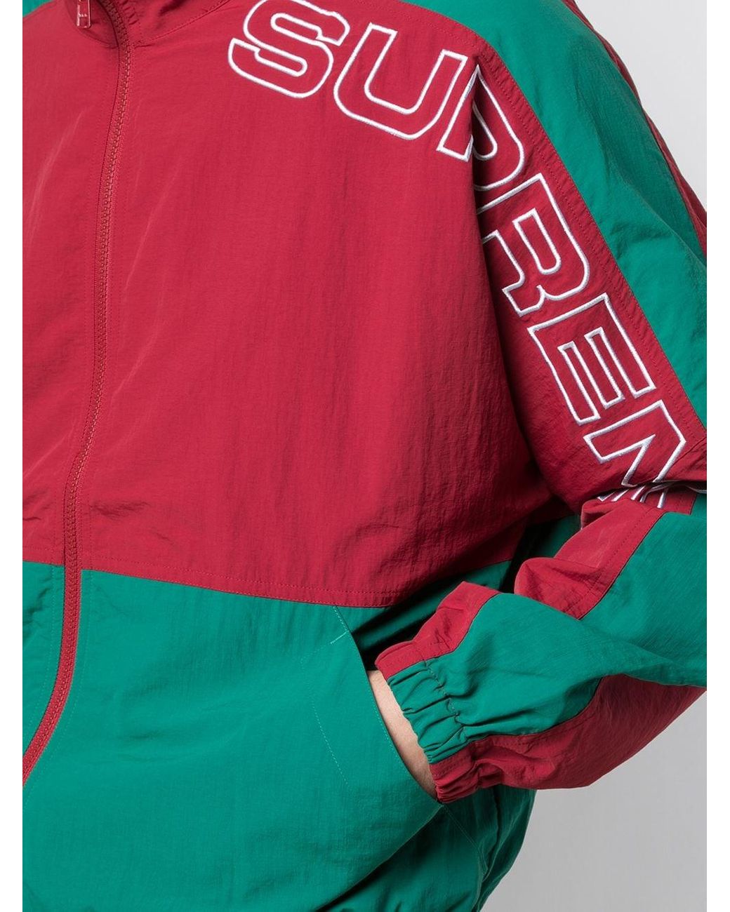 supreme split track jacket