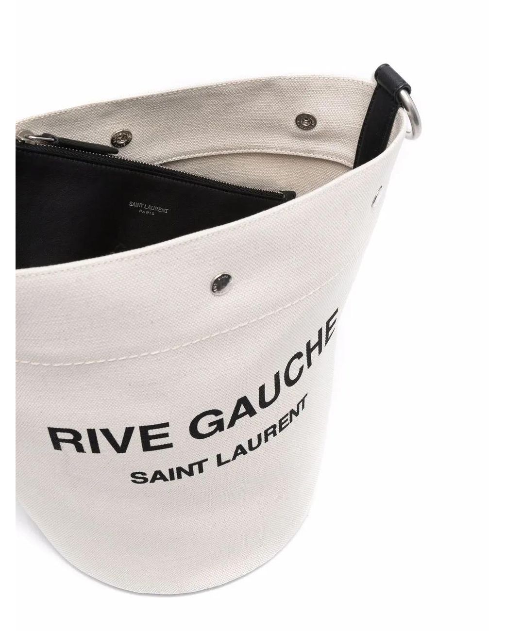 Saint Laurent Multicolor Logo-Print Bucket Shoulder Bag for men