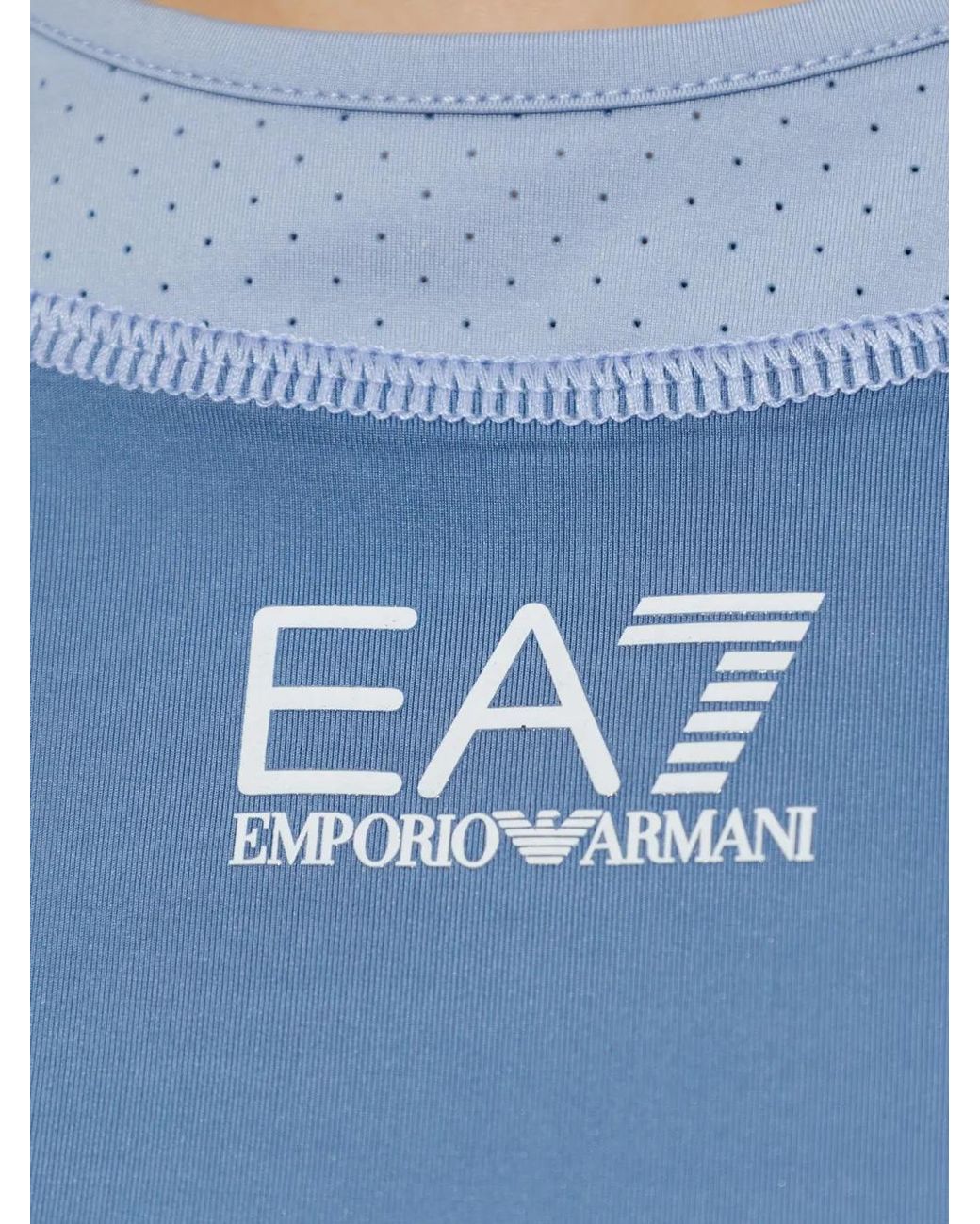 EA7 Blue Tennis Pro Tank Top