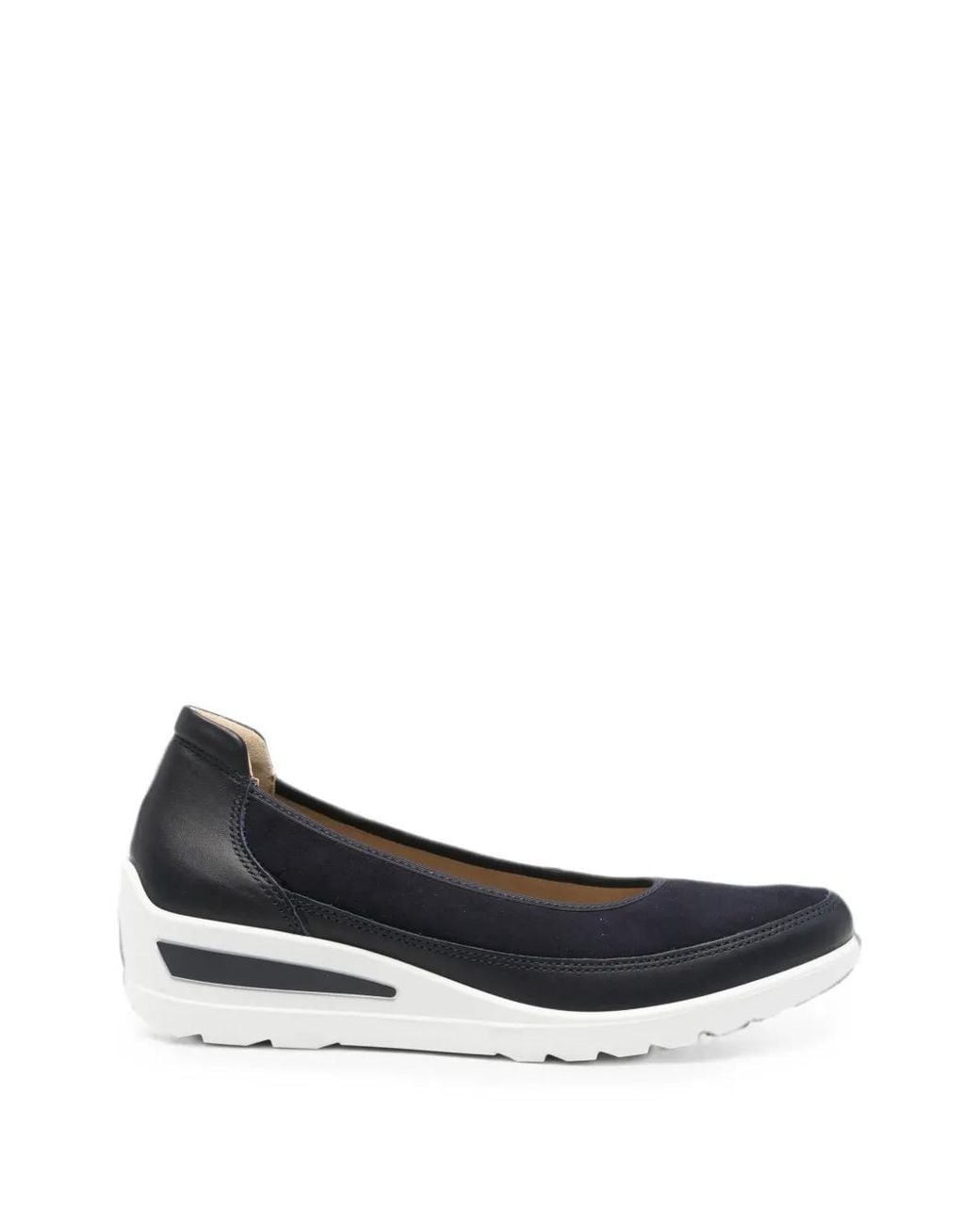 Ara White Wedge Pumps