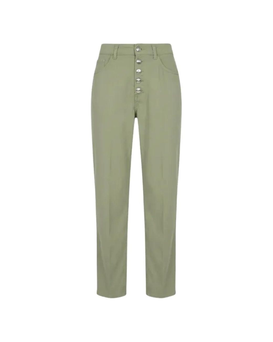 Dondup Green Button-Fly Jeans