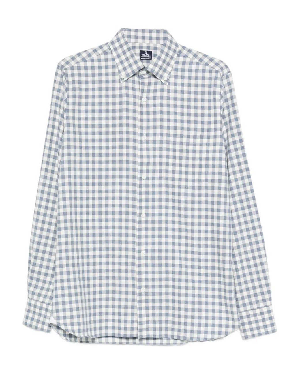 Camicia Button-Down di Truzzi in White da Uomo