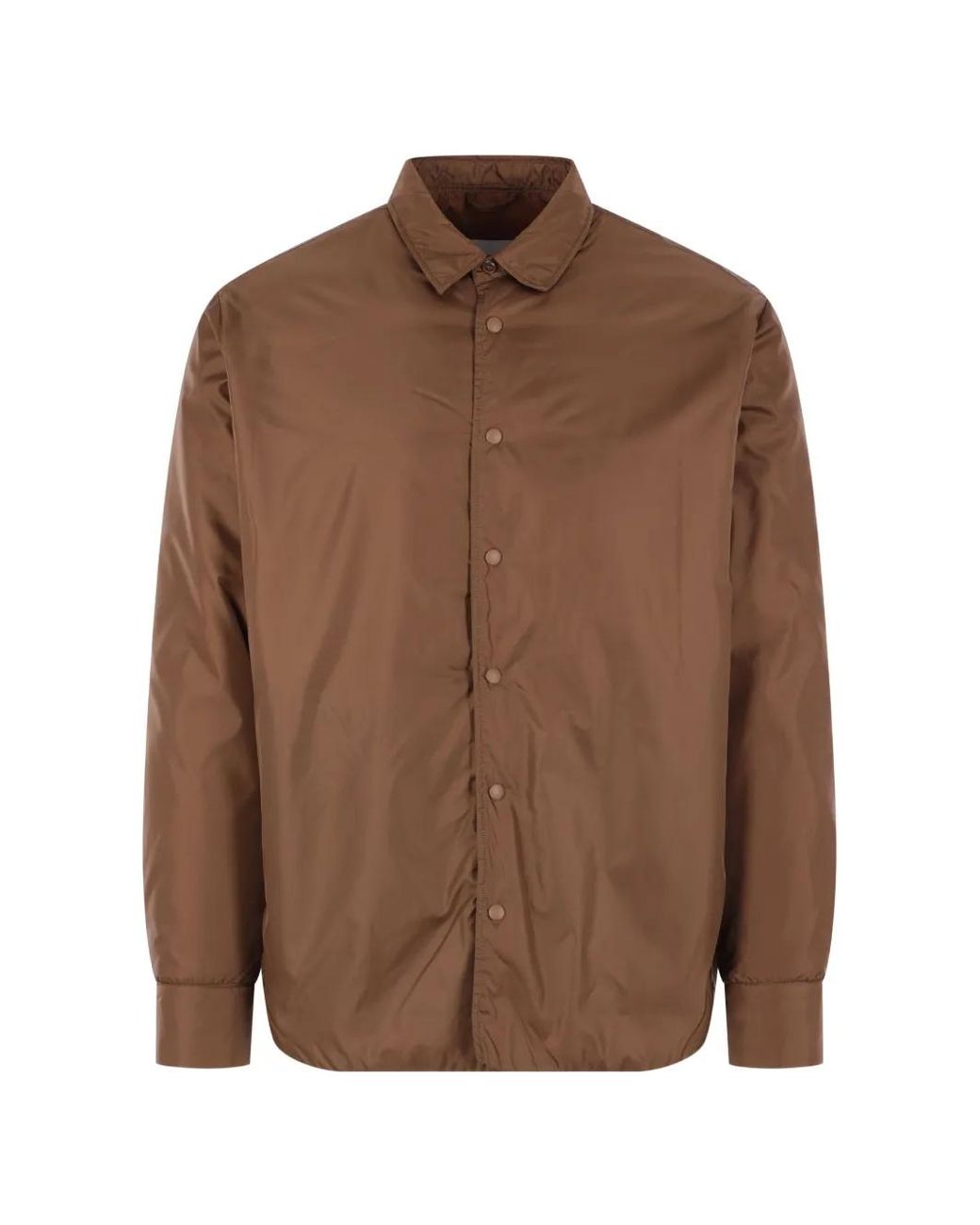 Aspesi Hemdjacke Mit Knöpfen in Brown für Herren