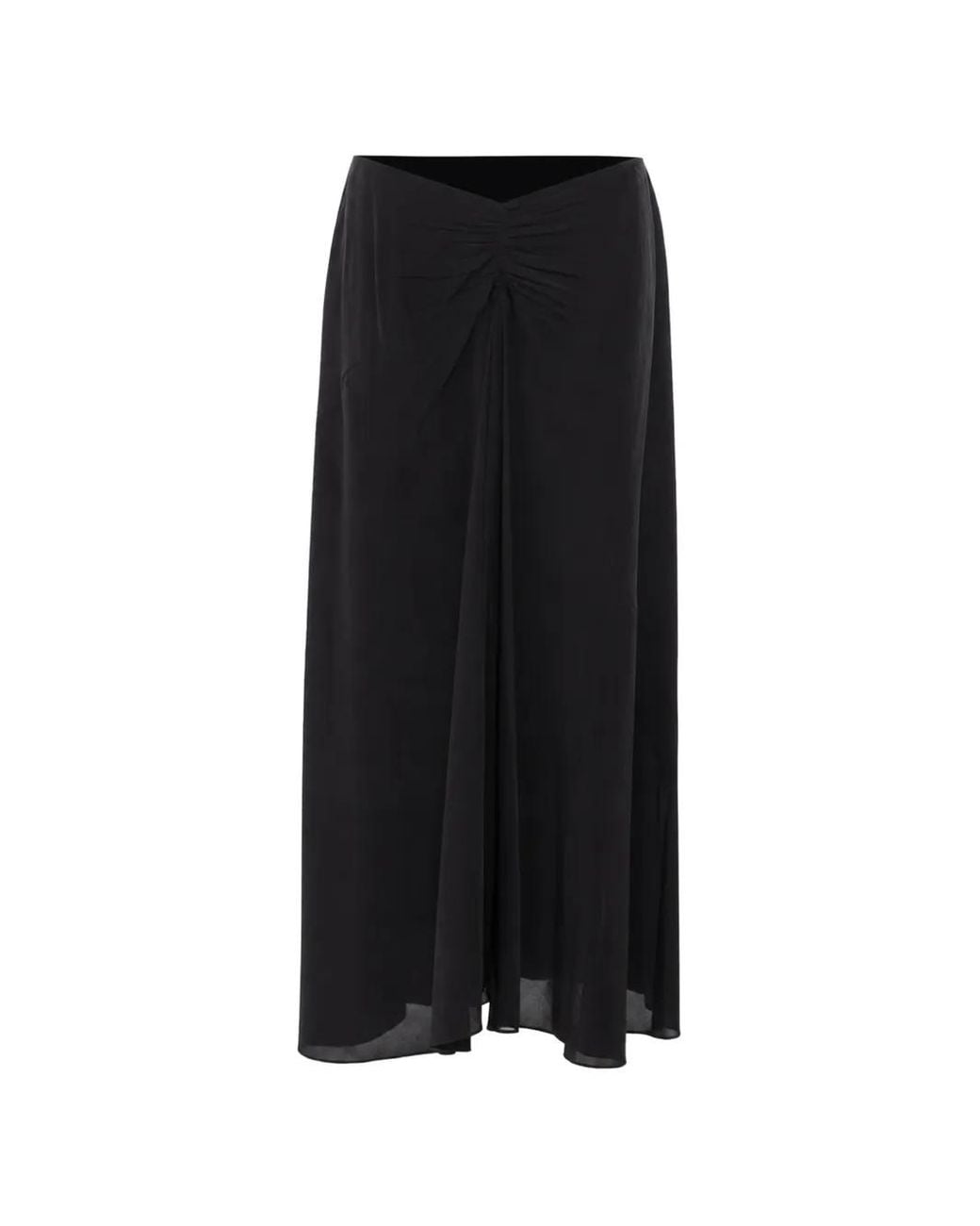 Isabel Marant Black Laren Ruched Skirt