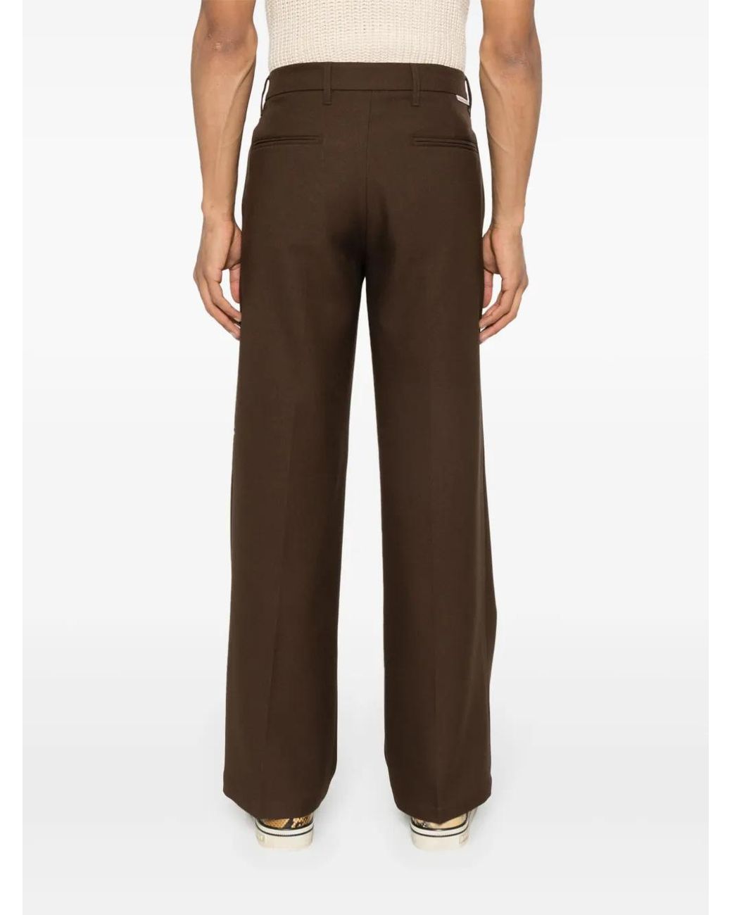 Stockholm Surfboard Club Brown Sune Straight-Leg Trousers for men