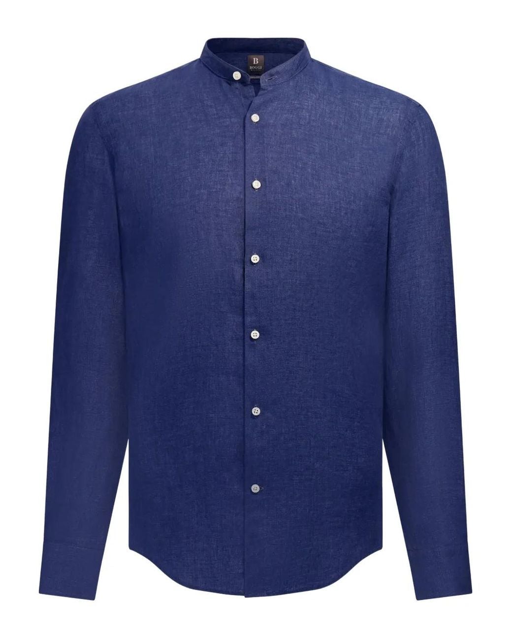 Boggi Blue Linen Shirt for men