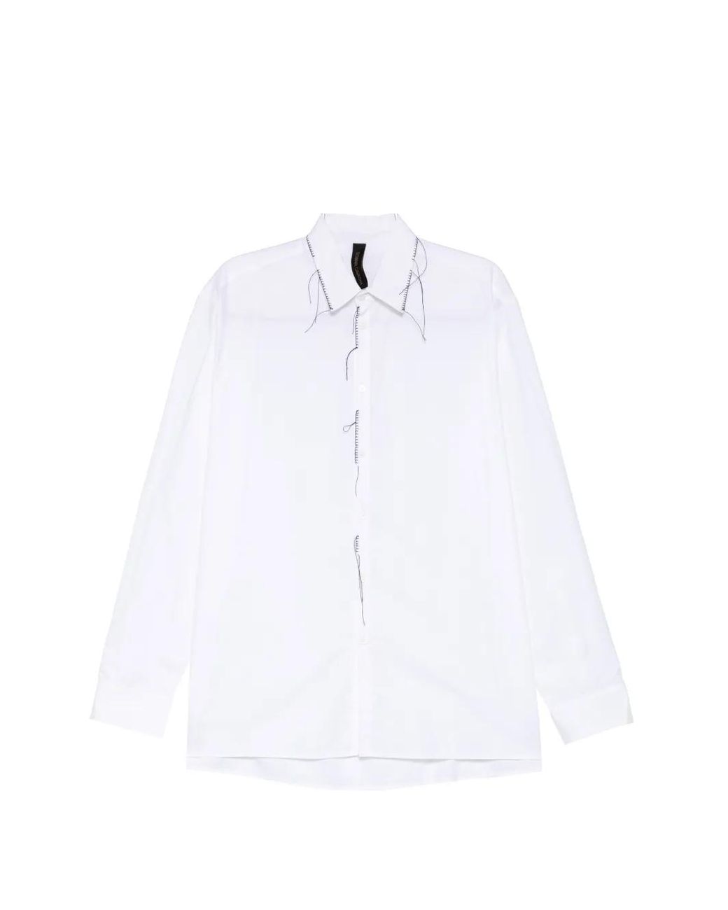 Giovanni Cavagna White Stitch-Detail Shirt for men