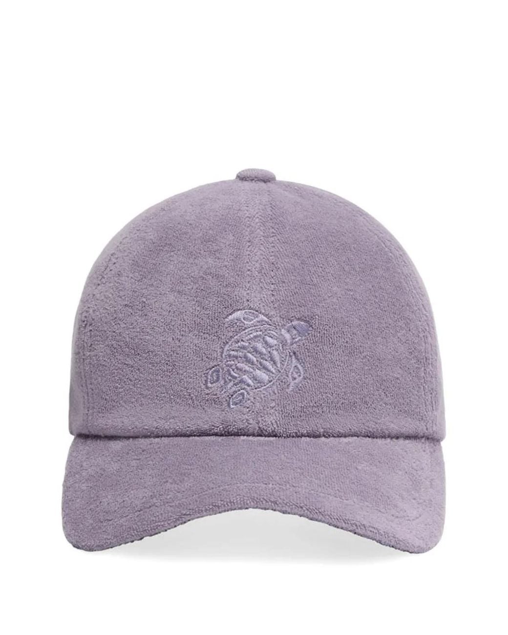 Vilebrequin Purple Embroidered Baseball Cap for men