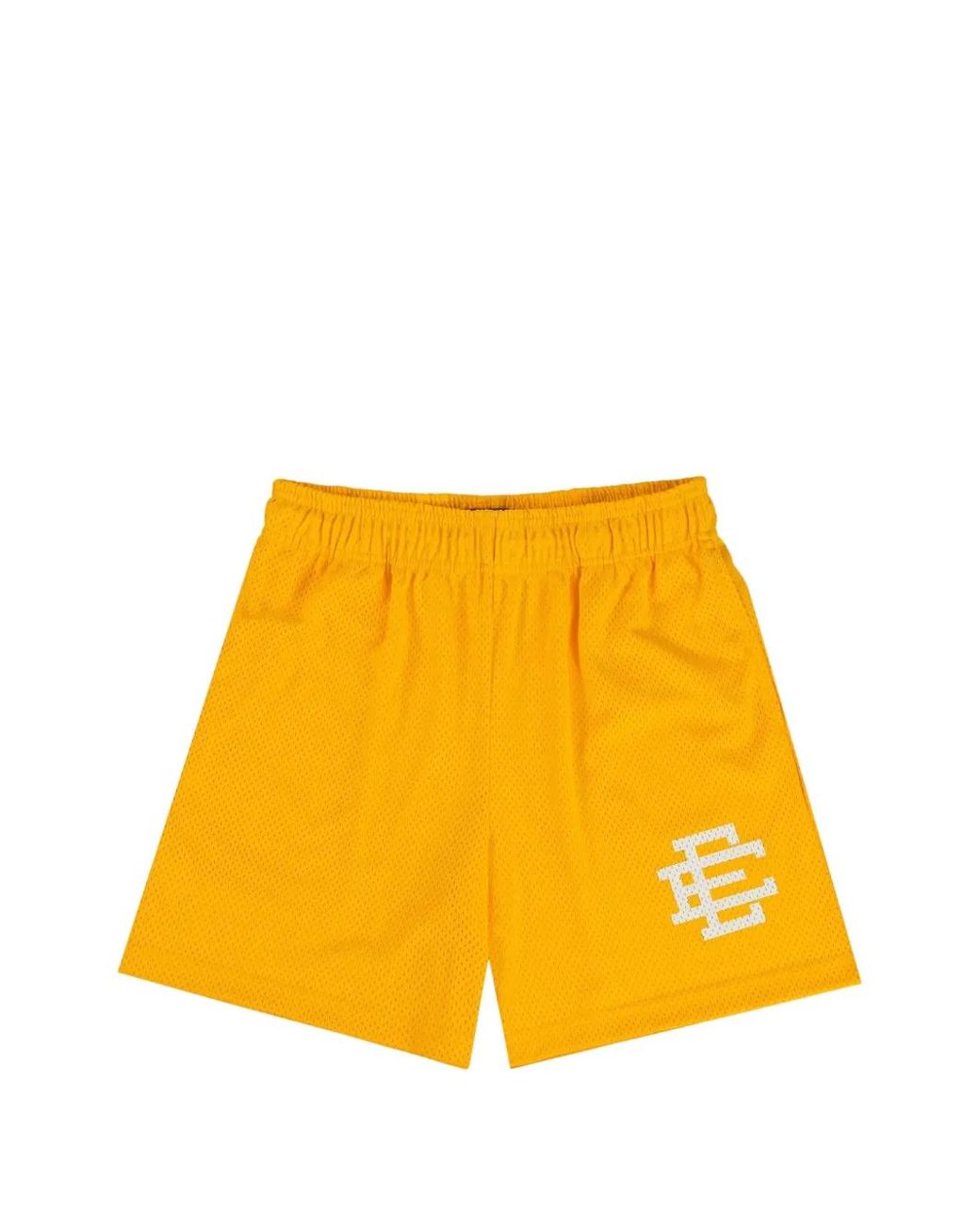 Eric Emanuel Basic Mesh-Shorts Mit Logo-Print in Yellow für Herren