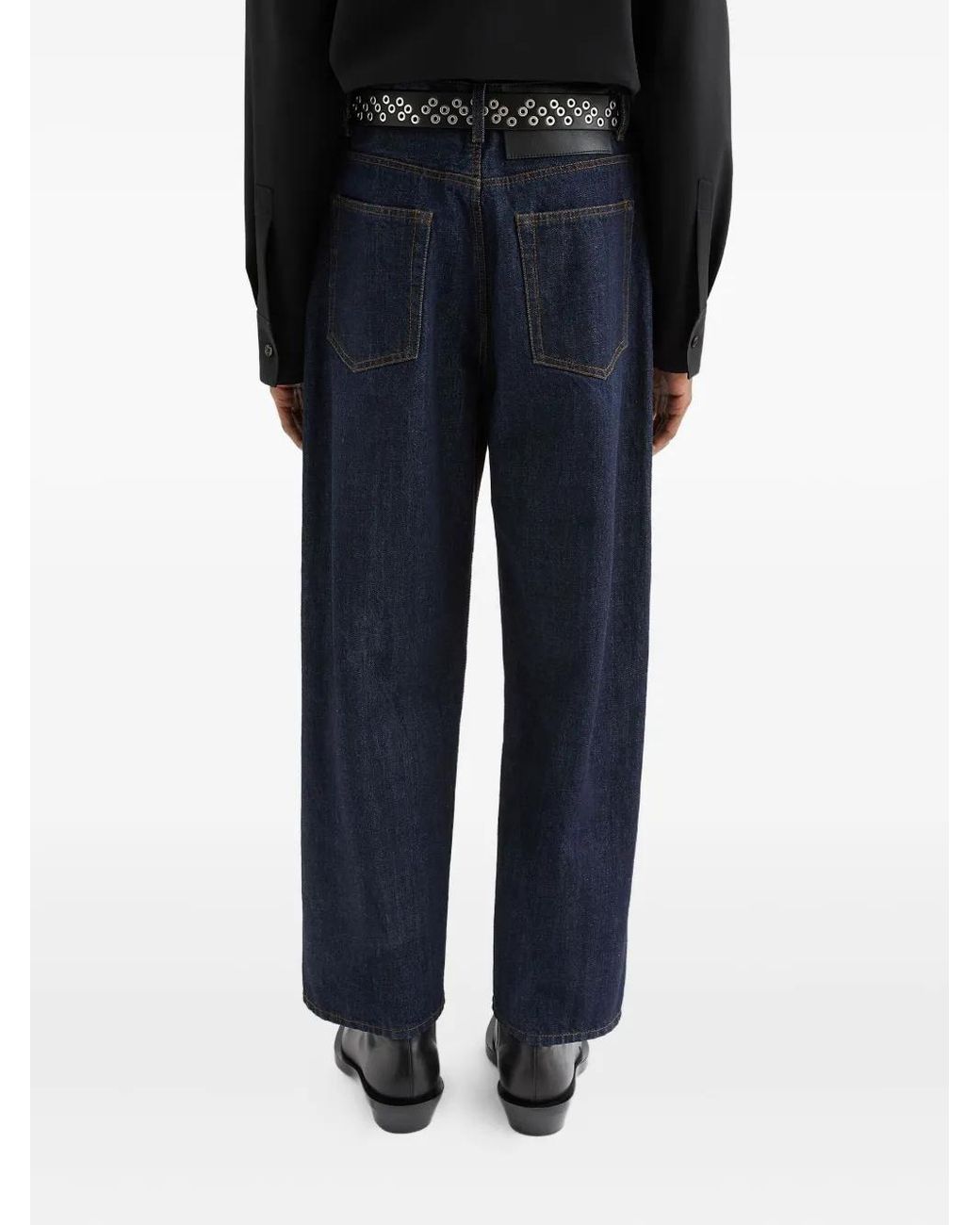 Jil Sander Jeans Mit Logo-Patch in Blue für Herren