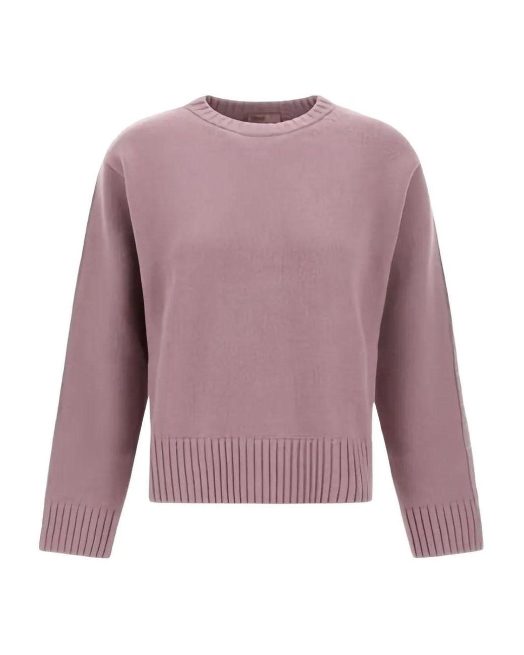 Herno Purple Pullover Mit Rundem Ausschnitt