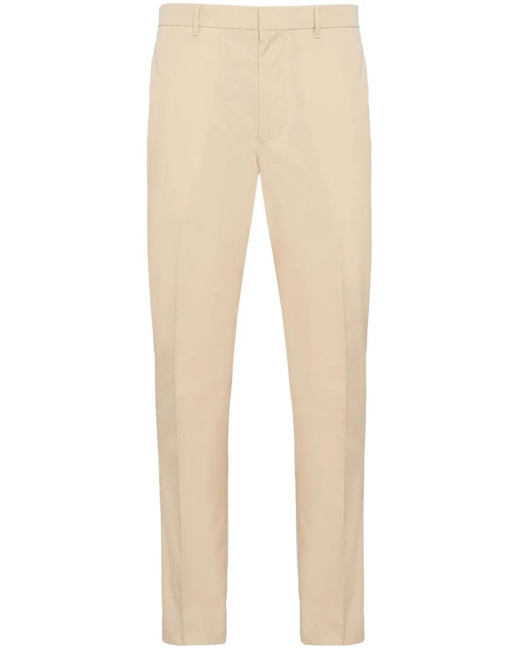 Prada Natural Cotton Pants for men