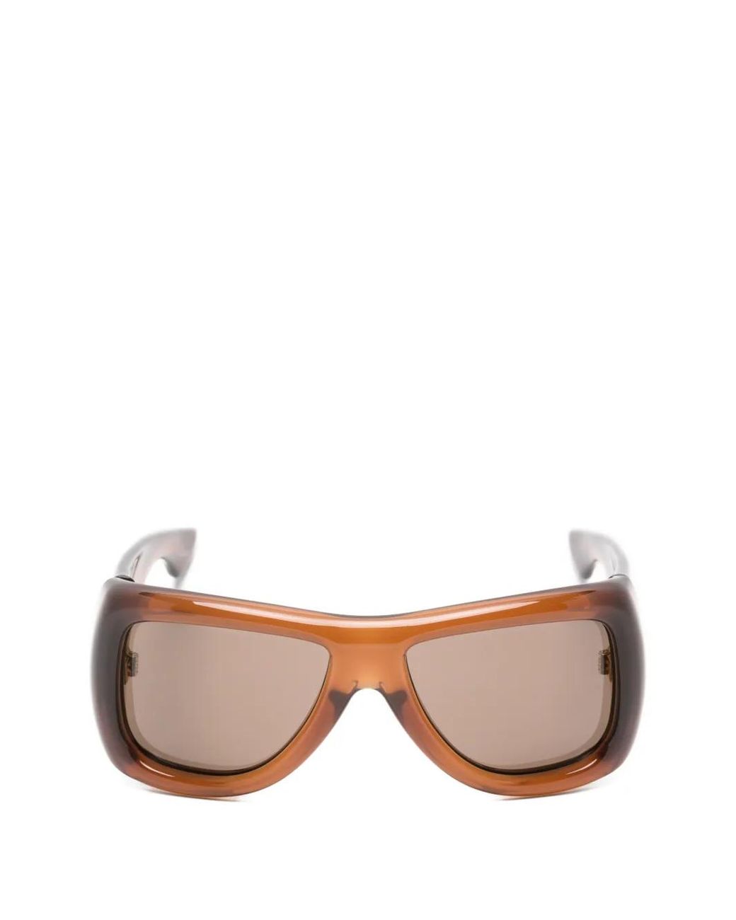 Saint Laurent Pink Howl Rectangle-Frame Sunglasses