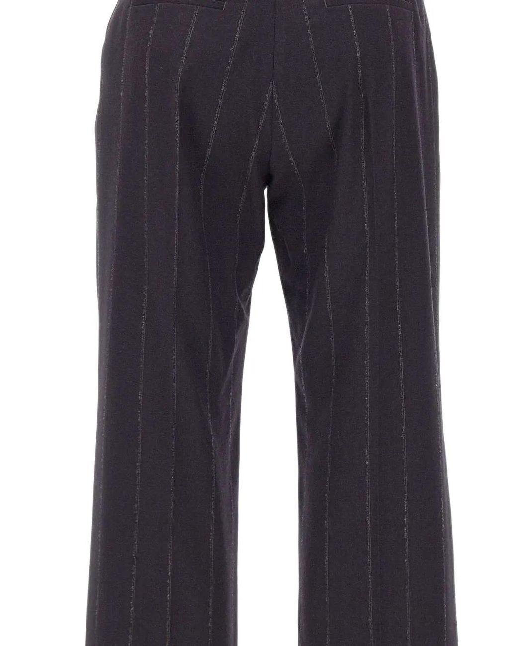 Eleventy Blue Pantalon À Fines Rayures