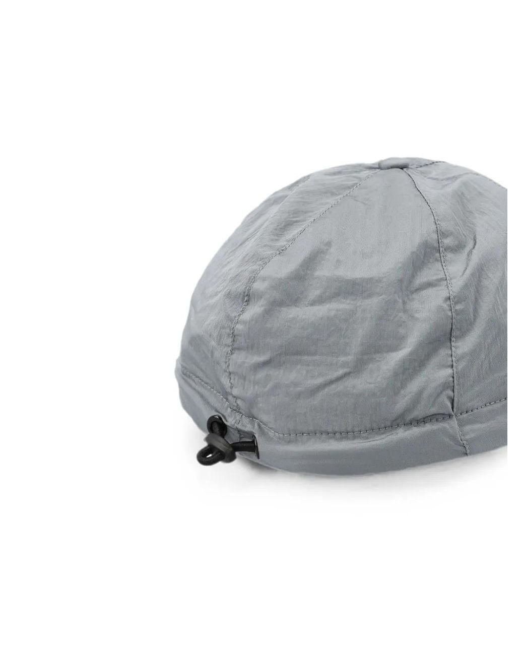 Stone Island Gray Compass Patch Baseball Cap for men
