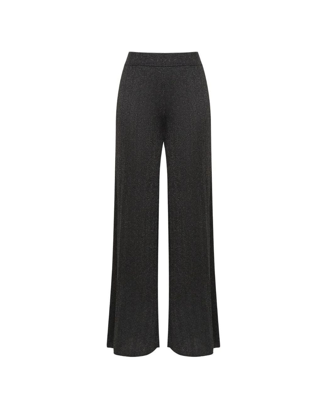 Maliparmi Black Straight-Leg Trousers