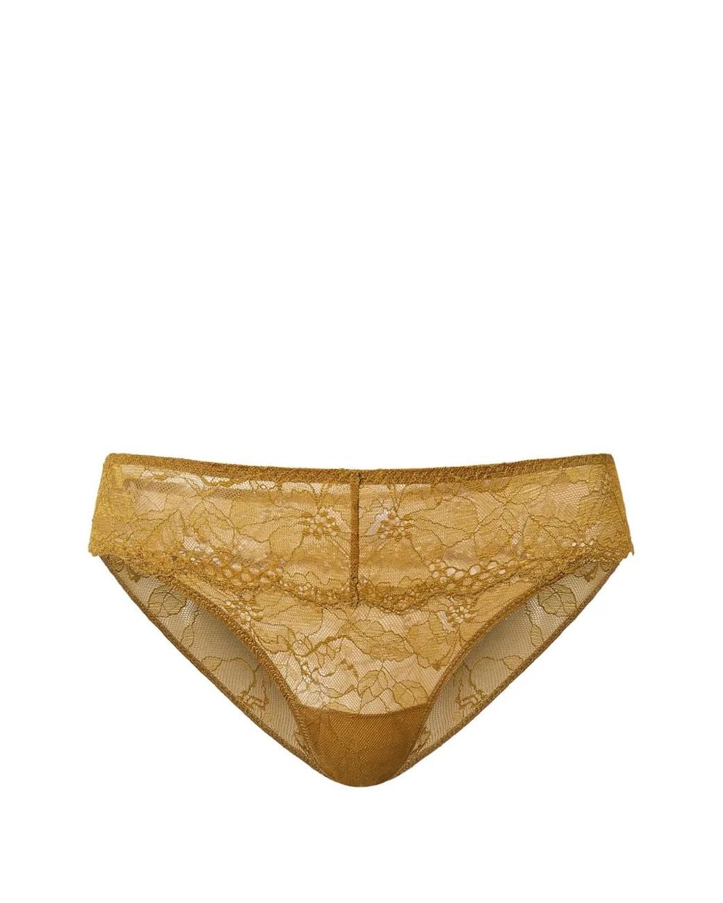 Twinset Natural Culotte En Dentelle