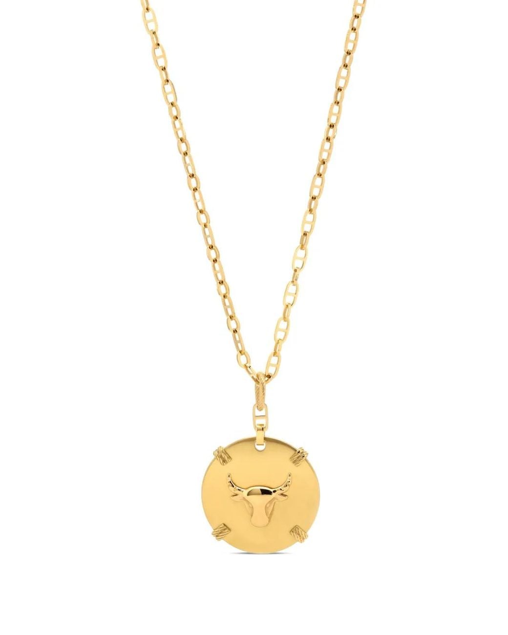 Charriol Metallic Zodiac Taurus Necklace