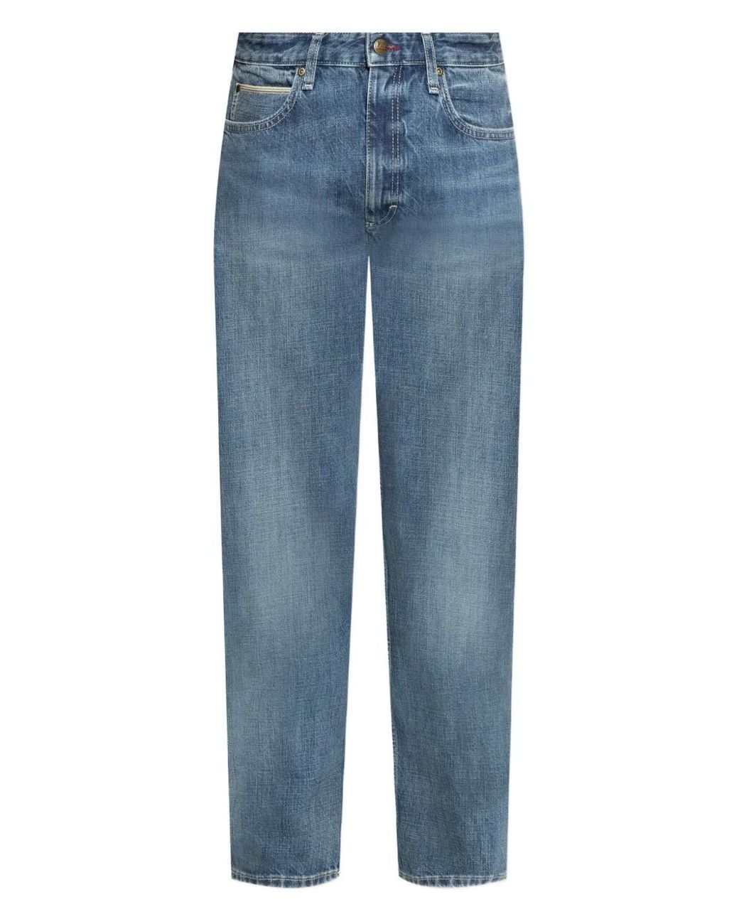 Paul Smith Blue X Lee Straight-Leg Jeans for men
